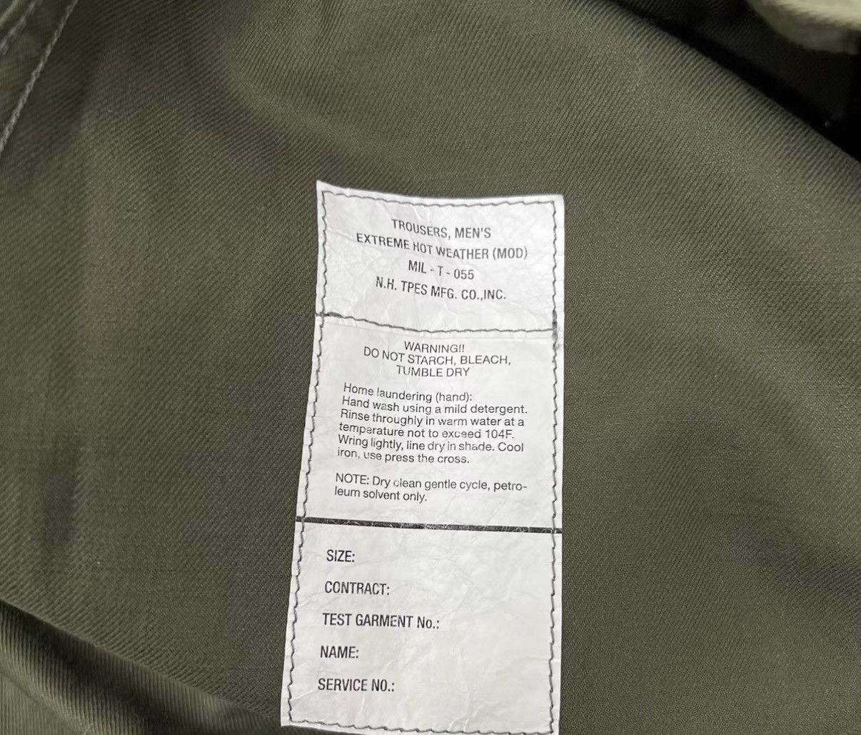 N.Hoolywood N.Hoolywood Military Style Relaxed Wide-Leg Pants J16 Size US 36 / EU 52 - 6 Thumbnail