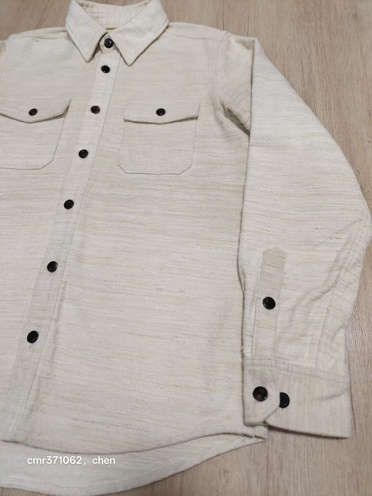 Visvim VISVIM 19AW SPOT BLACK ELK FLANNEL N.D MUD2 Bone Button Size US M / EU 48-50 / 2 - 3 Thumbnail