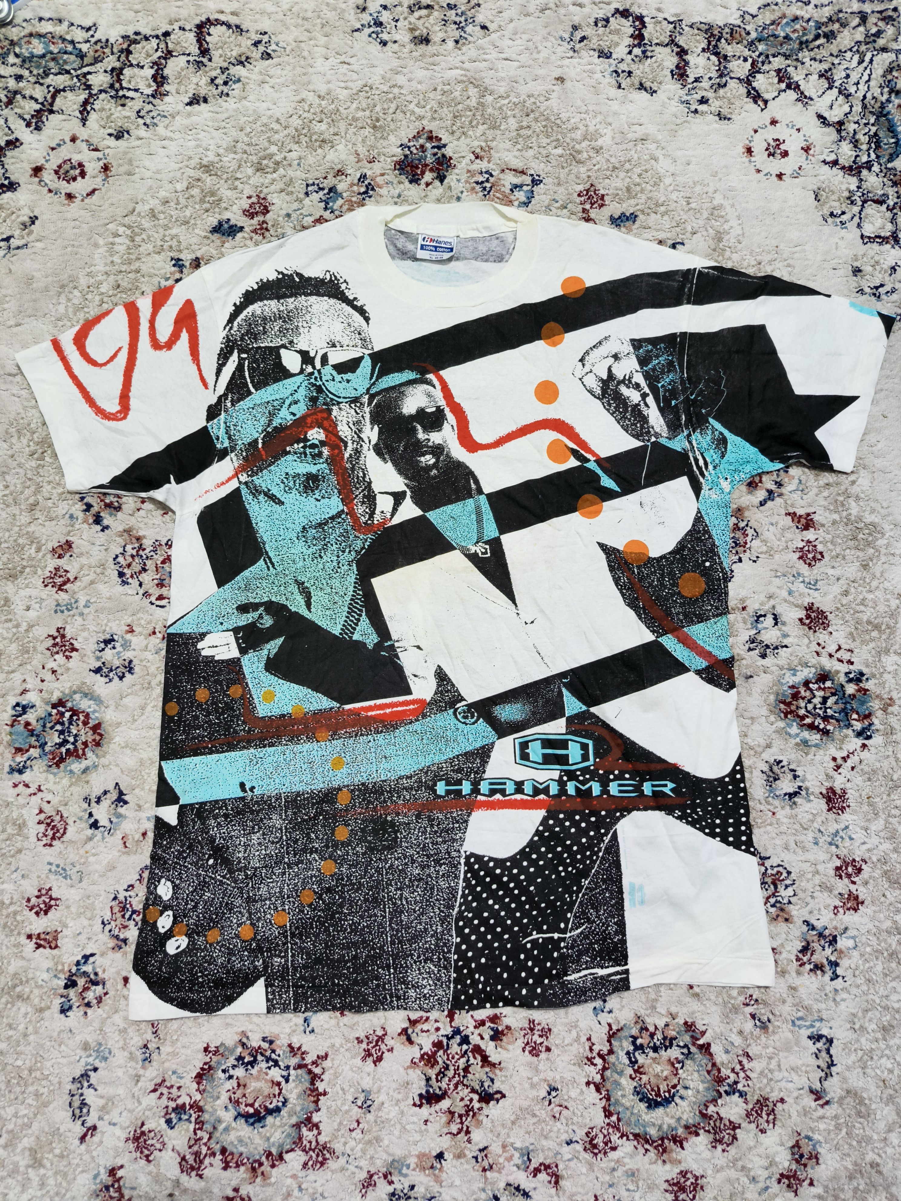 Rap Tees Vintage 1 MC Hammer OVP T-shirt Size US L / EU 52-54 / 3 - 2 Thumbnail