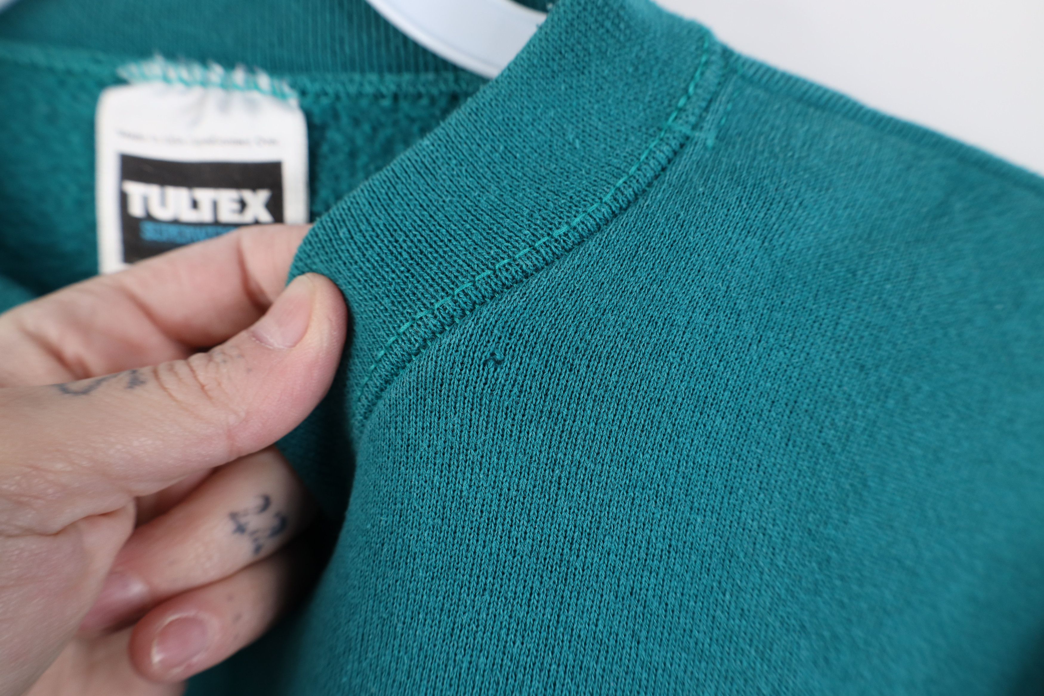 Vintage Vintage 90s Streetwear Heavyweight Crewneck Sweatshirt USA Size US L / EU 52-54 / 3 - 4 Thumbnail