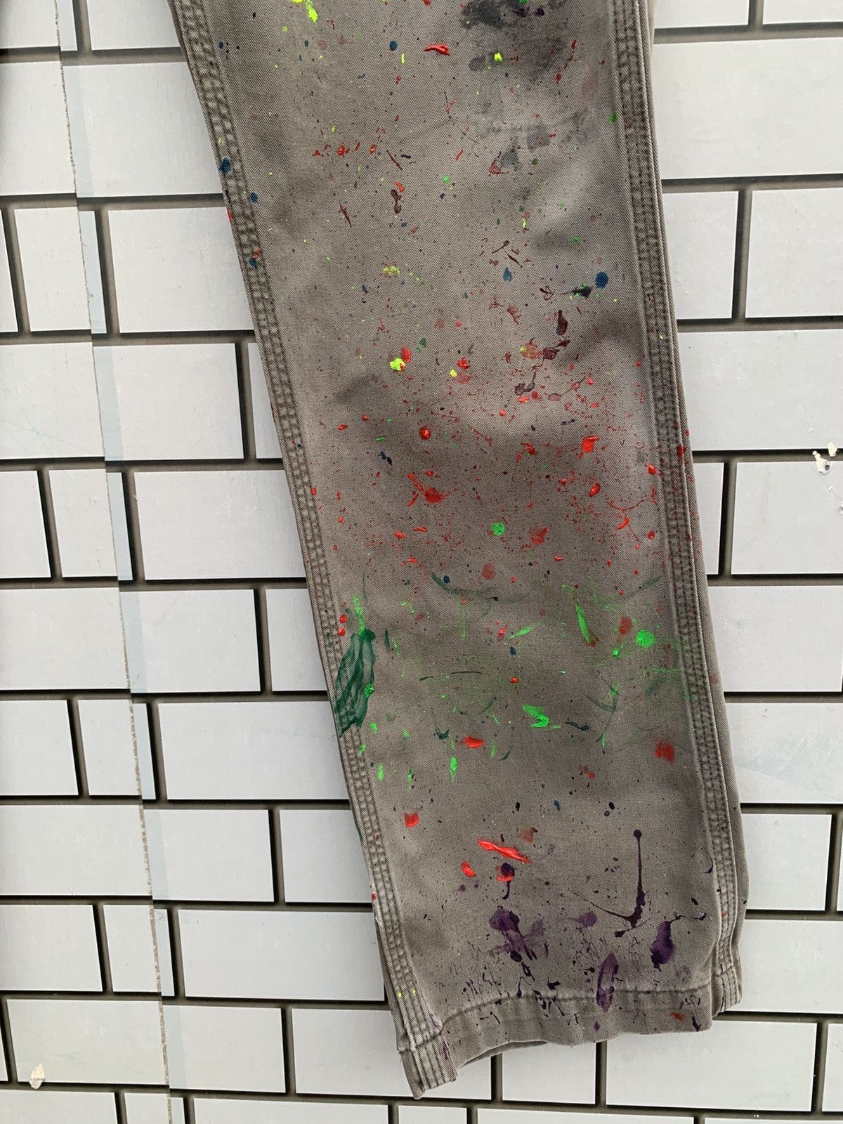 Carhartt Vintage Carhartt Carpenter Custom Painted Pants Size US 31 - 6 Thumbnail