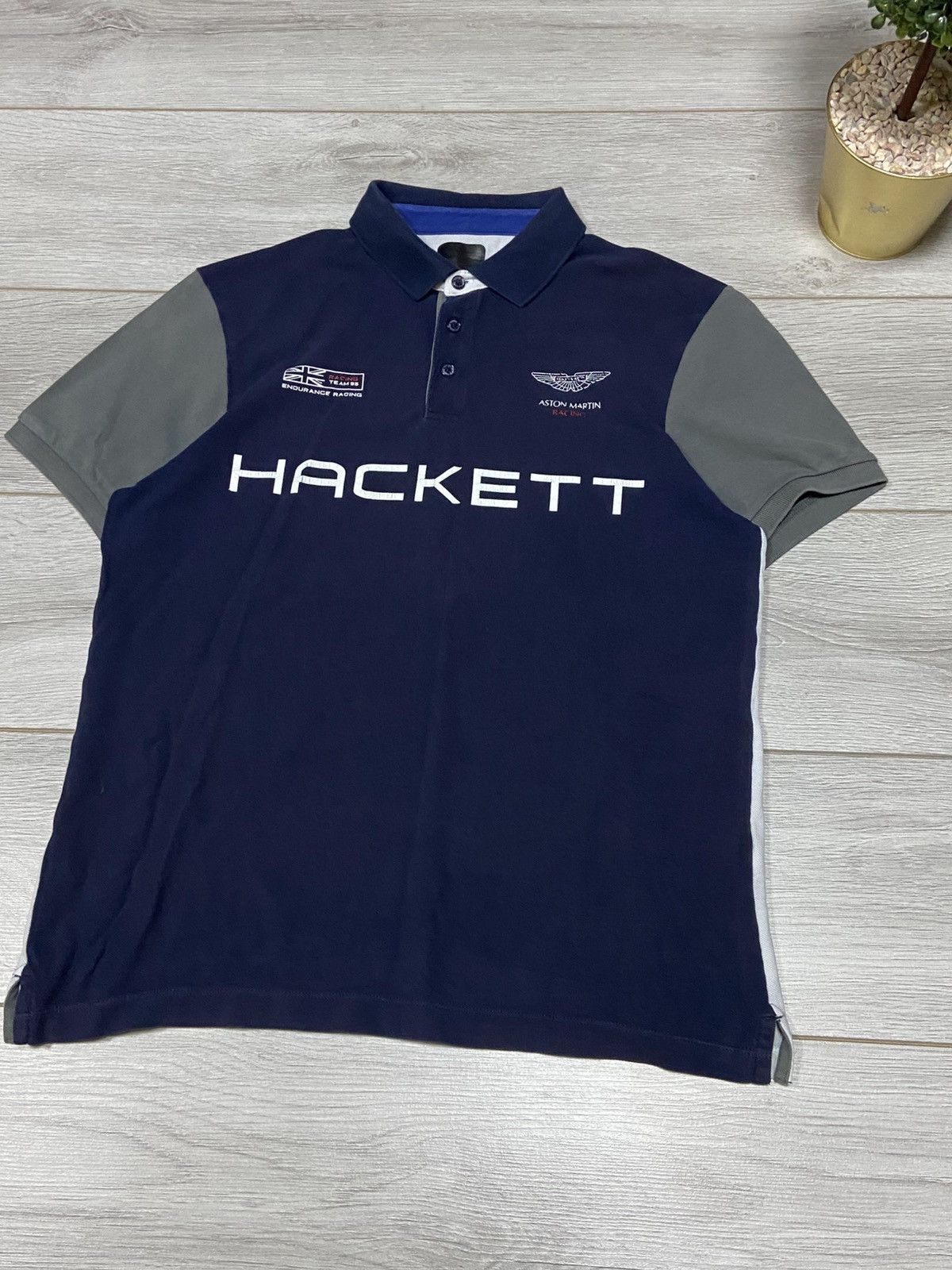 Hackett Hackett Vintage Polo T Shirt Size US L / EU 52-54 / 3 - 2 Thumbnail