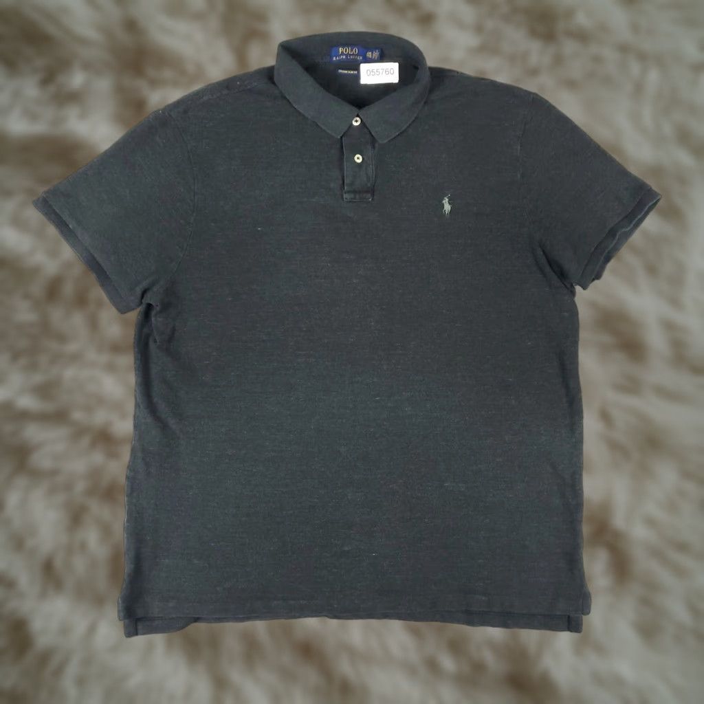 Ralph Lauren Ralph Lauren Polo Shirt Gray 2XL Slim Fit Casual Short Sleeve Mens Size US XXL / EU 58 / 5 - 1 Thumbnail