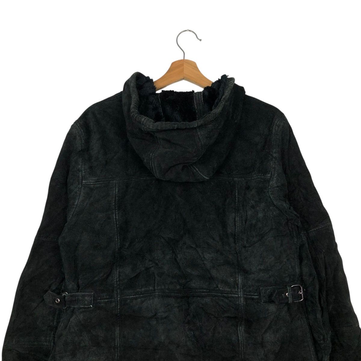 Japanese Brand 🔥VINTAGE LEATHER JACKET FUR BLANKET MAURICES ISSEY MIYAKE Size US M / EU 48-50 / 2 - 11 Thumbnail
