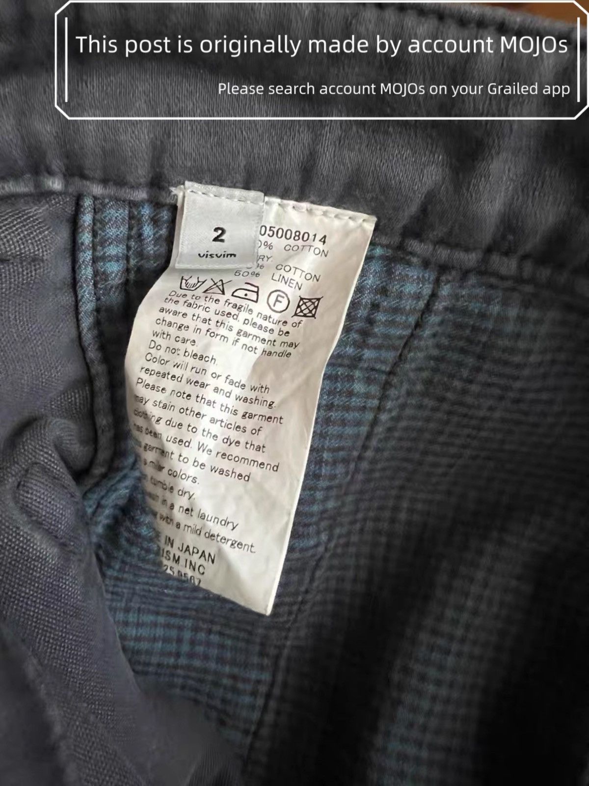 Visvim Sz 2 Visvim 14SS Worker Shorts mojos33033 Size US 32 / EU 48 - 7 Thumbnail