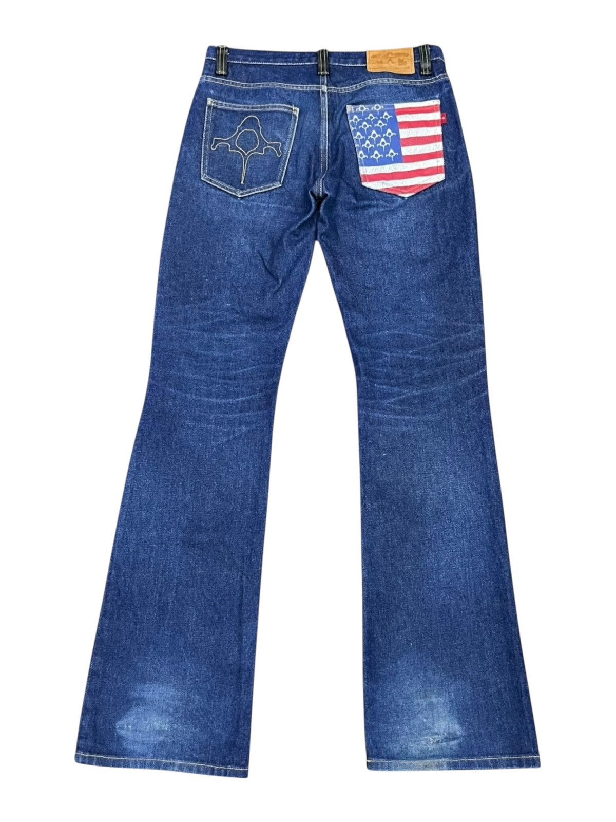 Backbone Back Bone x Easy Rider Theater8 Flare Jeans Made in USA Size US 30 / EU 46 - 2 Thumbnail