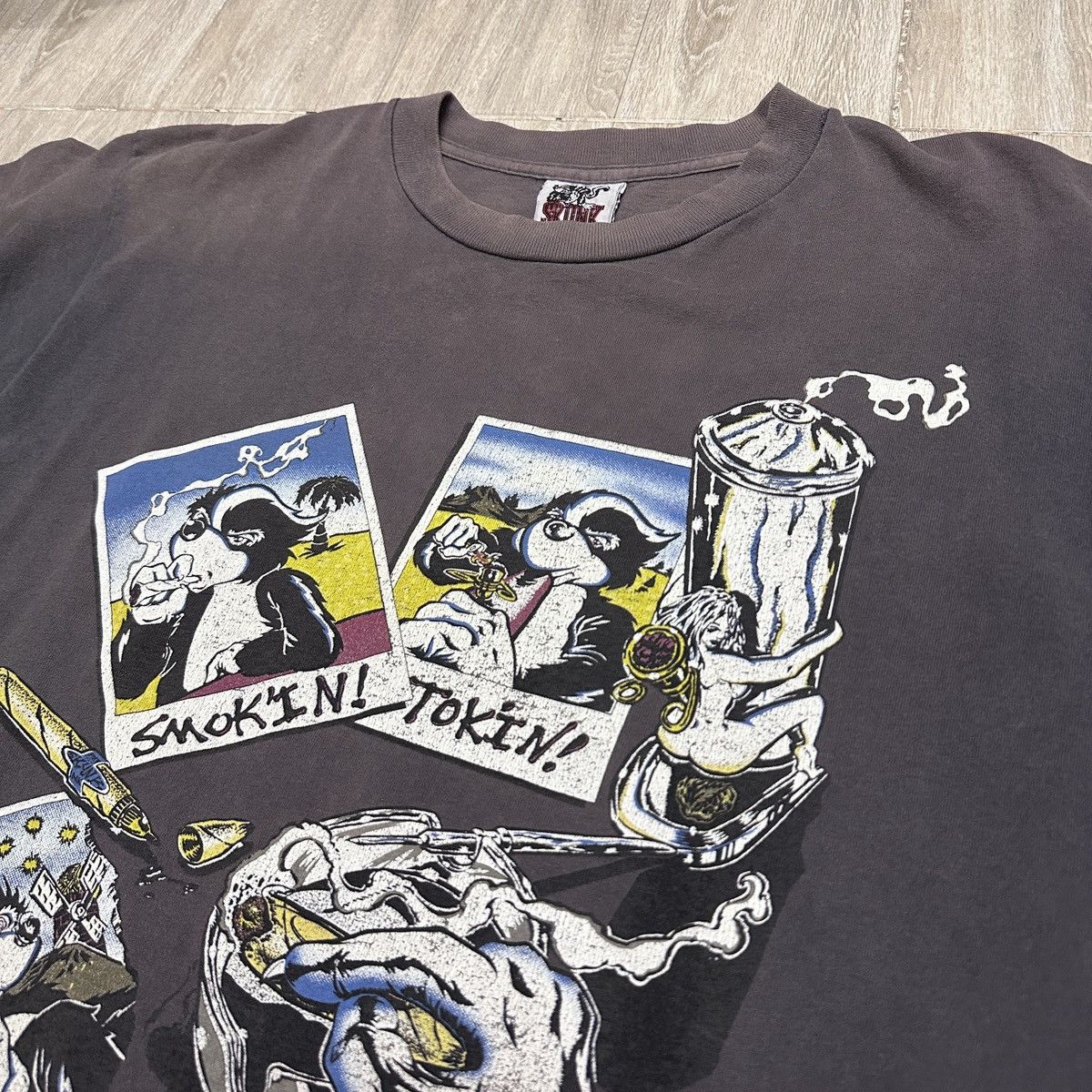 Other Vintage 1994 Skunk Wear Skateboard Tee single stitch . Size US L / EU 52-54 / 3 - 1 Thumbnail
