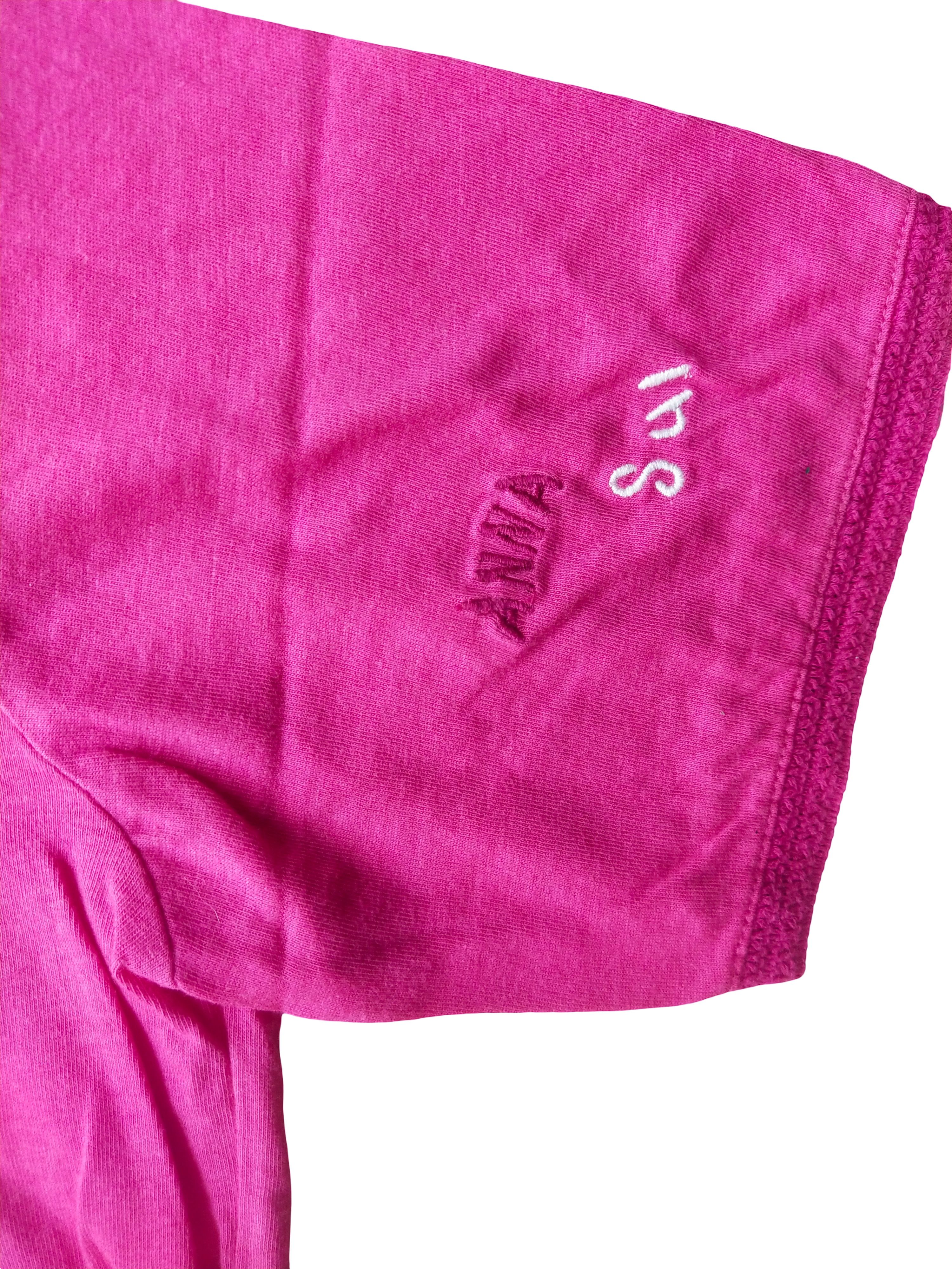 Anna Sui Anna Sui "Anna Loves Me" Heart Embroidery Pink T-Shirt Size L / US 10 / IT 46 - 3 Thumbnail