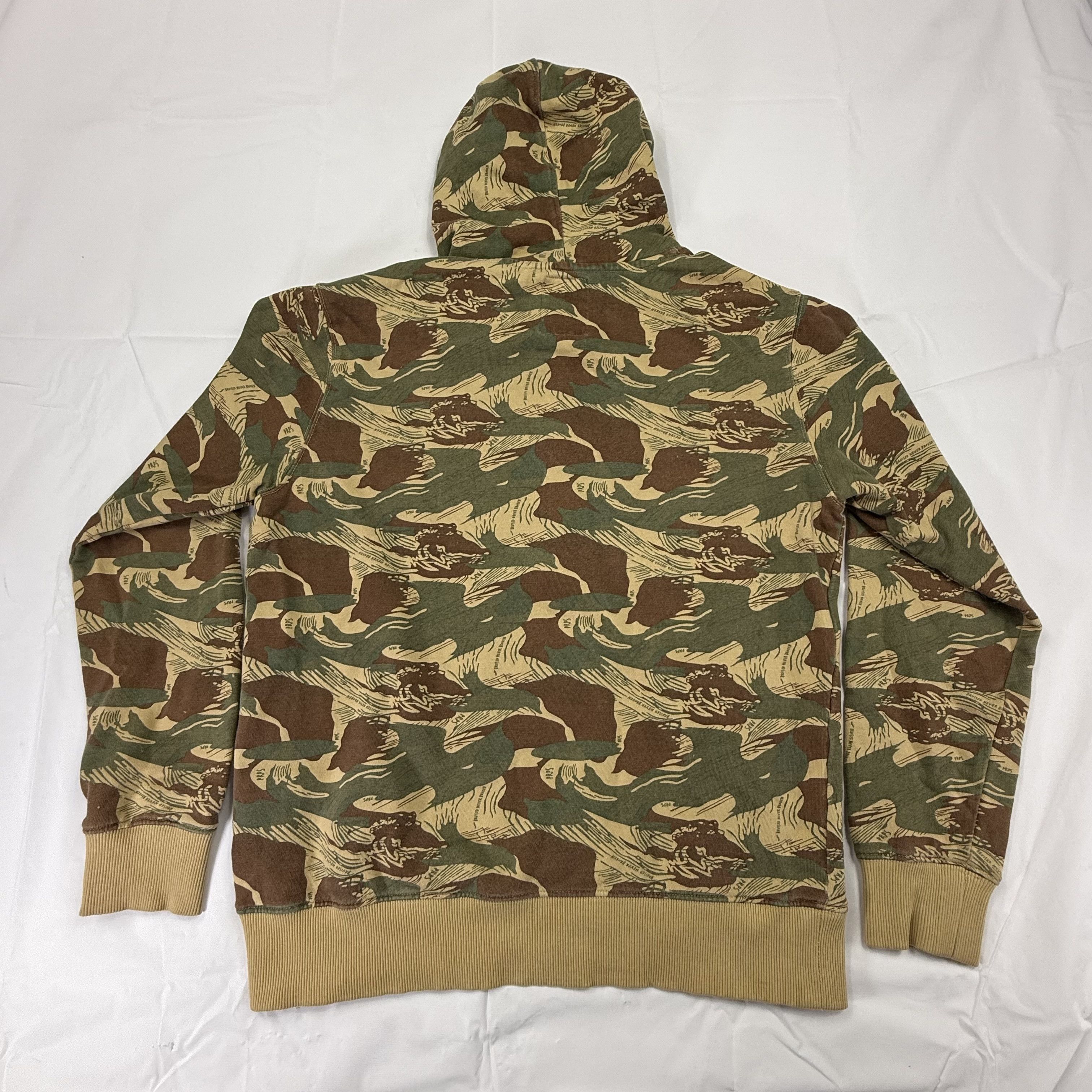 Prps Prps Goods & Co Mens Tiger Stripe Camo Pullover Hoodie Logo Size US L / EU 52-54 / 3 - 2 Thumbnail