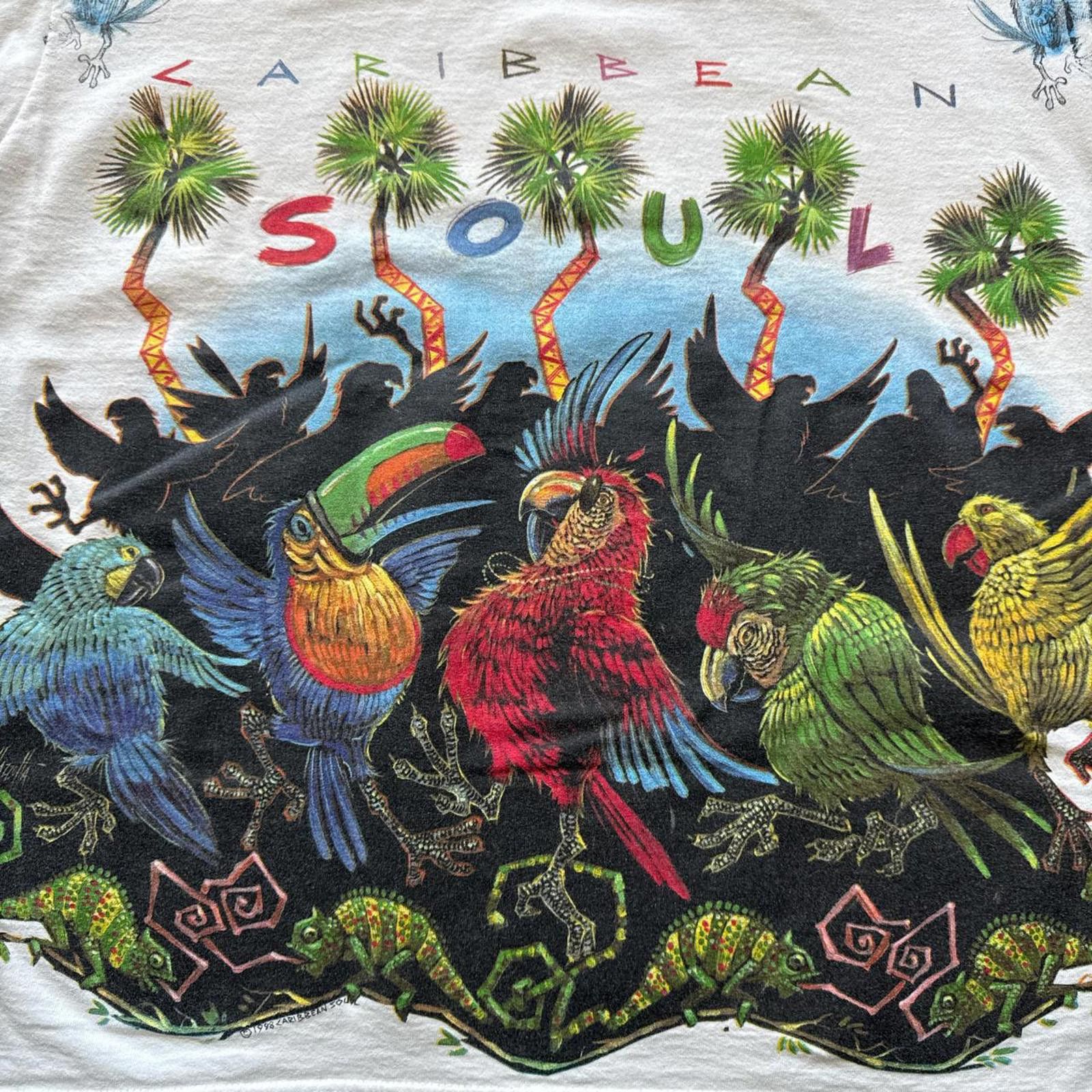 Other Caribbean Soul Nature Tropical 1998 AOP 90's T-Shirt Size US L / EU 52-54 / 3 - 5 Thumbnail