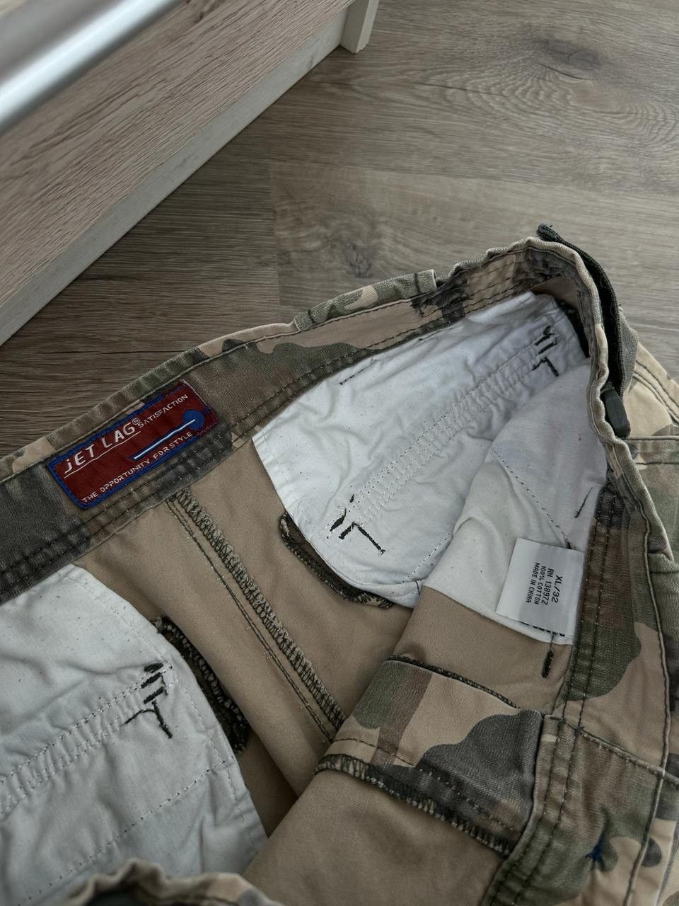 Japanese Brand × Jet Lag × Vintage Vintage Japanese Brand Camo Cargo Baggy Jet Lag Pants Size US 36 / EU 52 - 10 Thumbnail