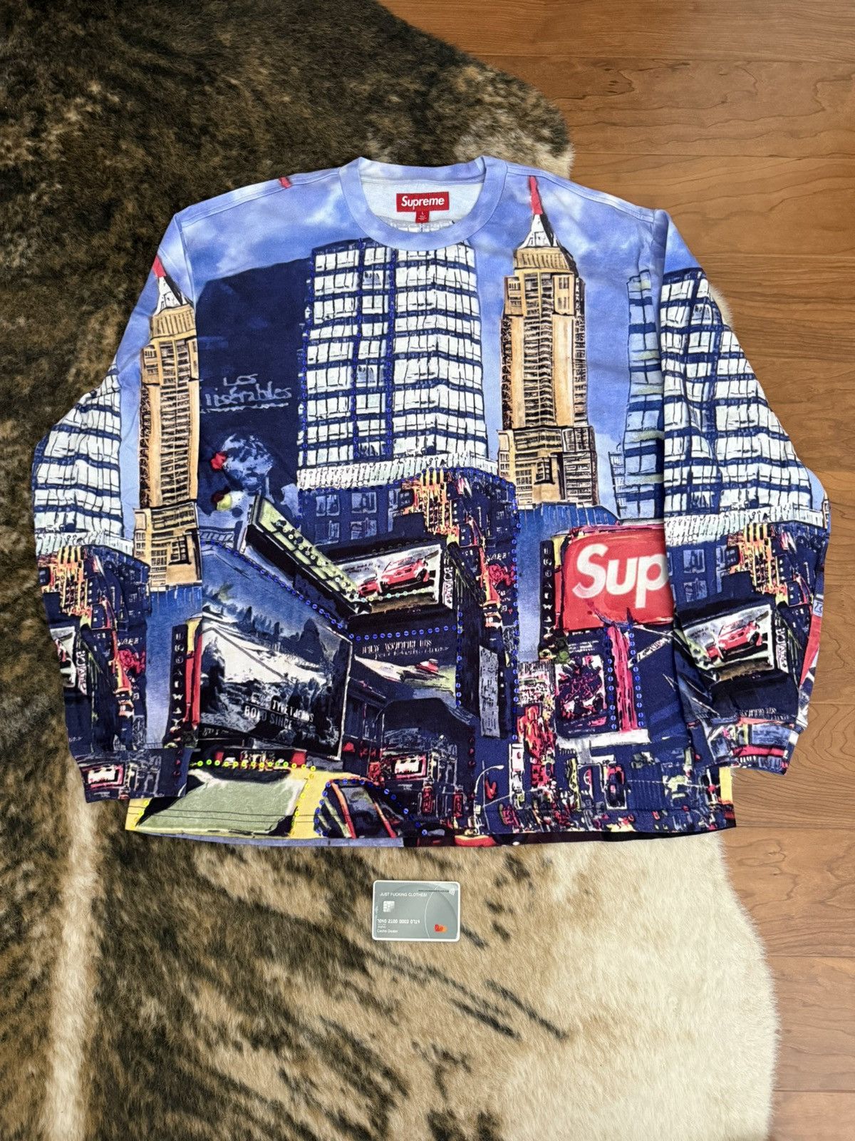 Supreme SUPREME SKYLINE SEQUIN L/S TOP | Grailed