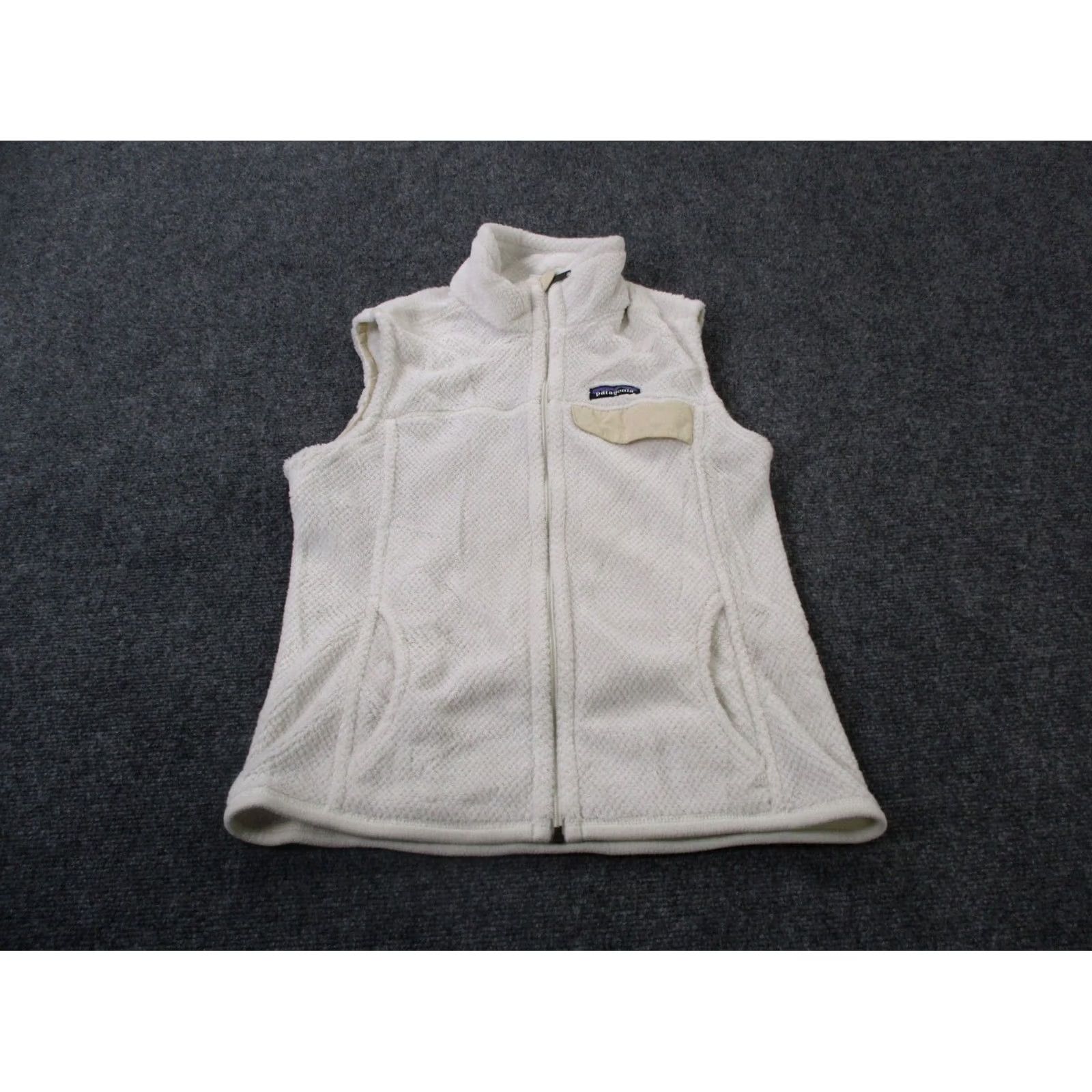 Patagonia Patagonia Vest Jacket Women M White Fleece Logo Outdoor Hiking Casual Size M / US 6-8 / IT 42-44 - 2 Thumbnail