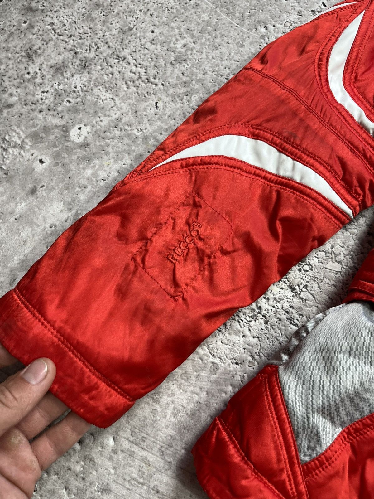 Sportalm Kitzbuhel Vintage Sportalm Red Silver Ski Jacket Belted Hooded Size 40 Size M / US 6-8 / IT 42-44 - 6 Thumbnail