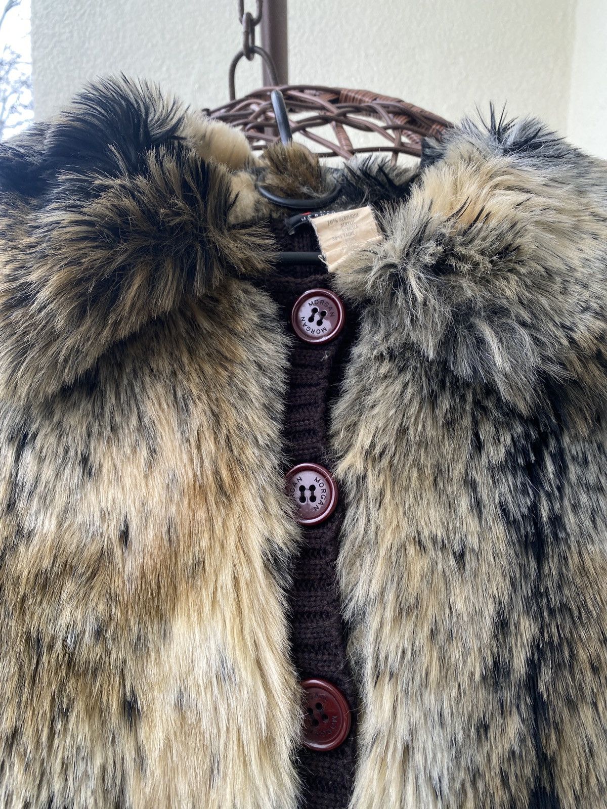 Morgan De Toi Morgan De Toi Y2K Vintage Faux Fur Zip Cardigan Jacket Size S / US 4 / IT 40 - 6 Thumbnail