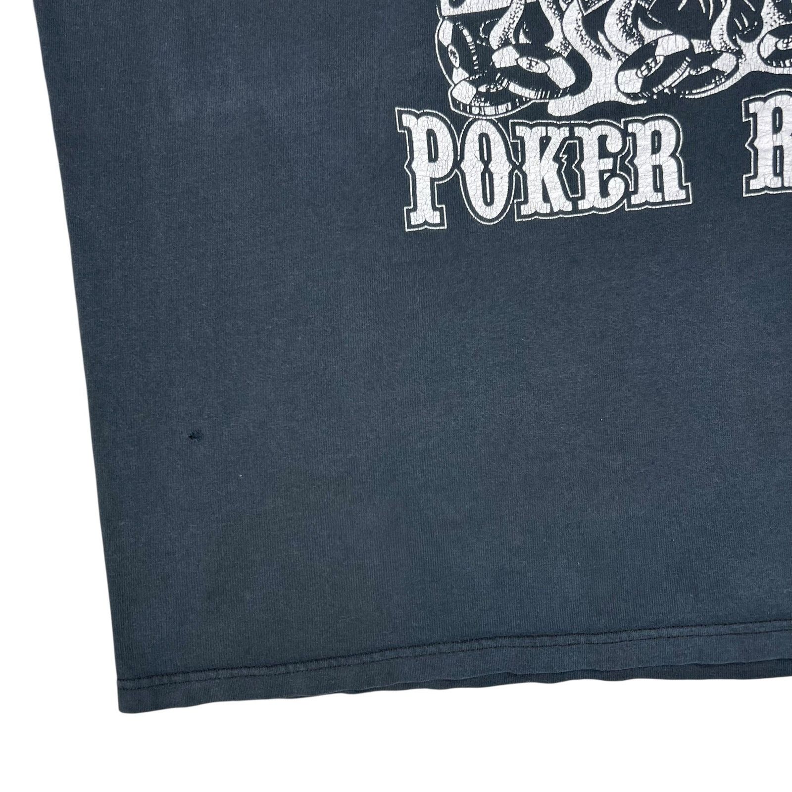 Fruit Of The Loom × Vintage Vintage Vaudeville One Stop Poker Run outlaw biker faded tee Size US XL / EU 56 / 4 - 3 Thumbnail