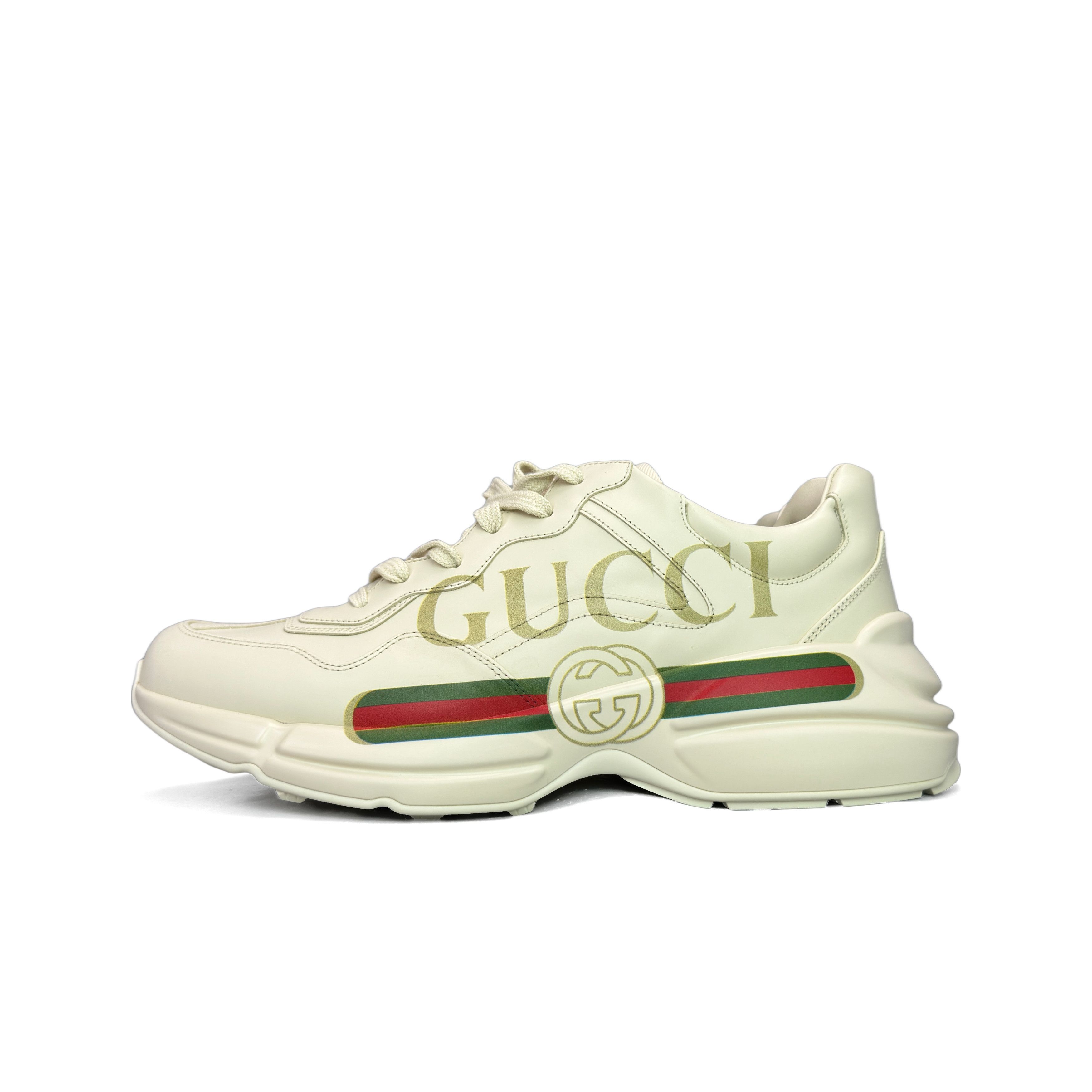 Gucci Gucci Rhyton Logo Low-Top Sneakers Size 12 Size US 12 / EU 45 - 1 Thumbnail