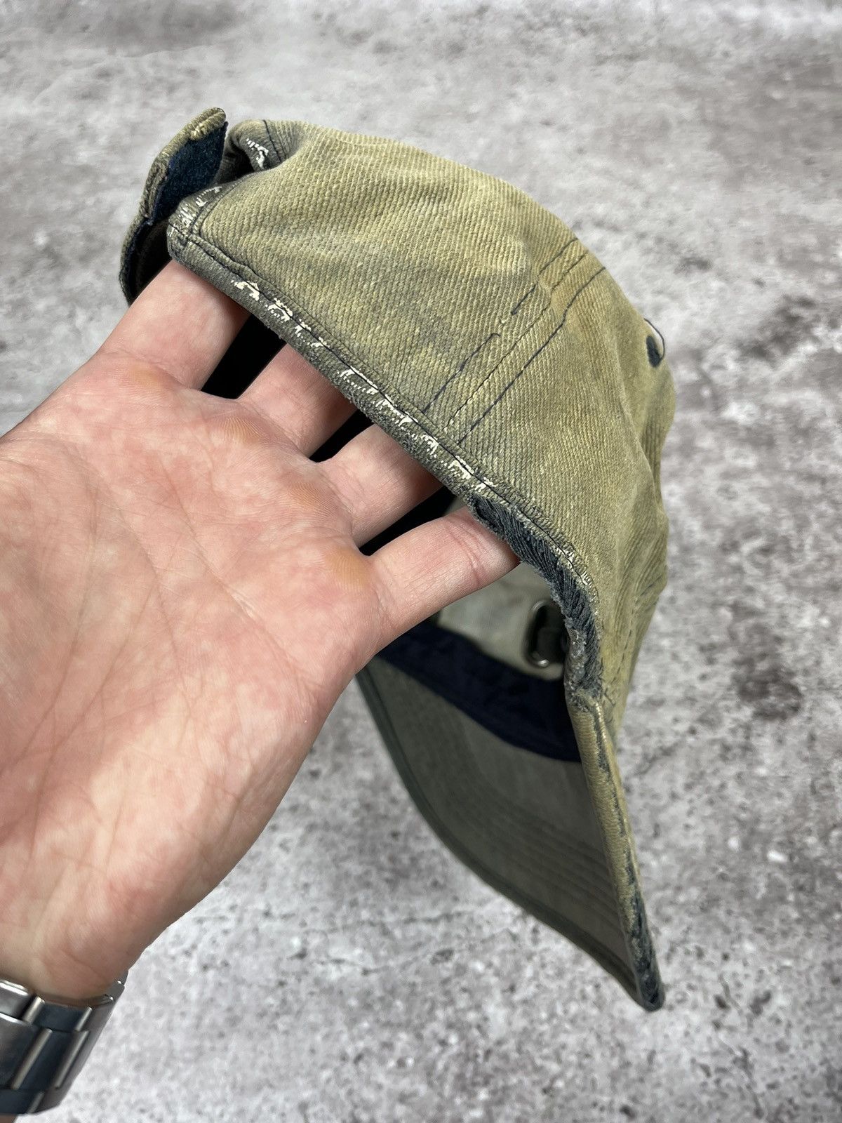 20471120 × Vintage Avante Garde Distressed “Abu Dabi” Vintage Crazy Cap Hat Size ONE SIZE - 6 Thumbnail