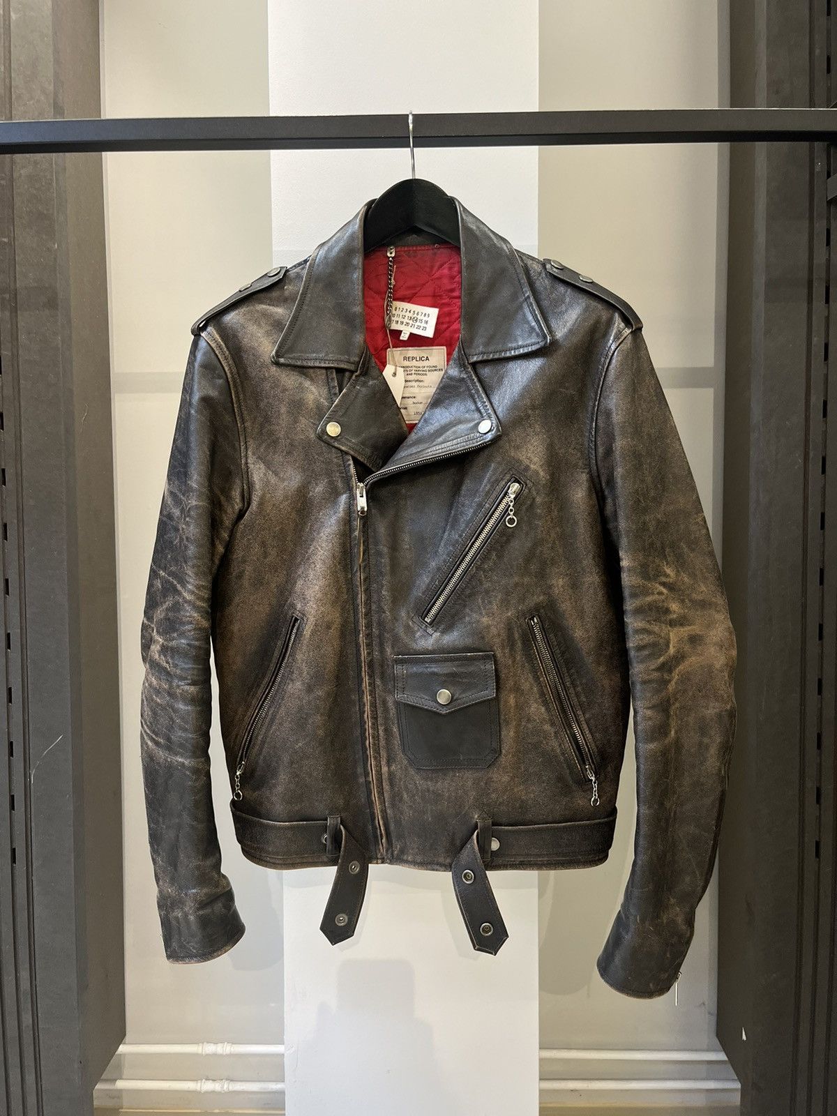 Maison Margiela Maison Margiela Replica Leather Perfecto Jacket 