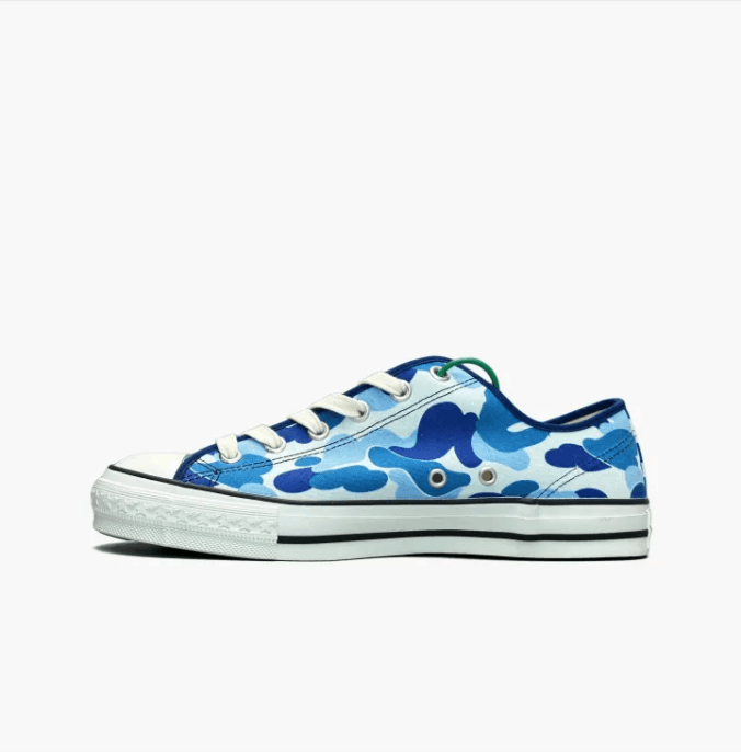 Bape A Bathing Ape ABC Camo Canvas Sneaker Blue Size US 9.5 / EU 42-43 - 1 Thumbnail