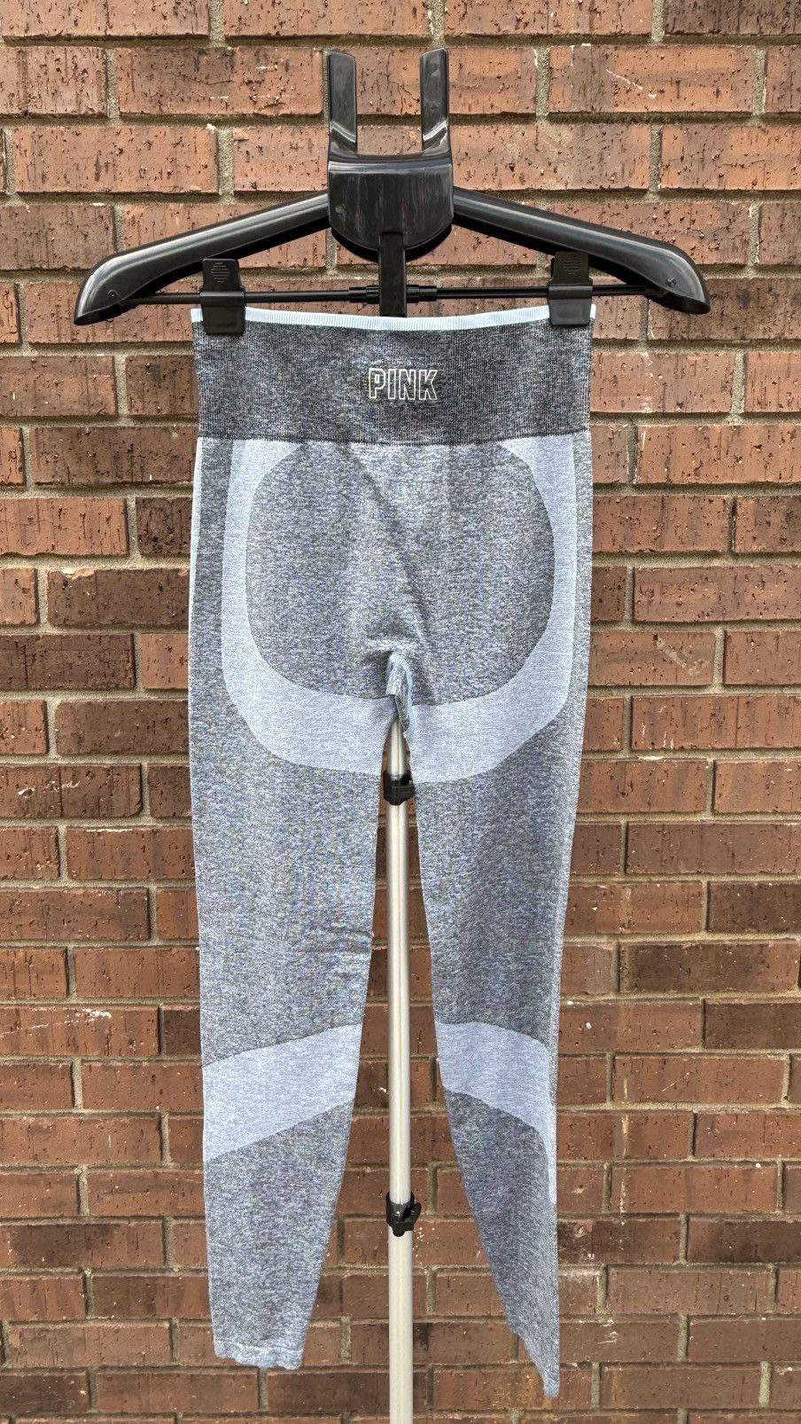Victoria's Secret Victoria's Secret PINK Blue Gray High Waist Leggings Size 24" / US 00 / IT 34 - 6 Thumbnail