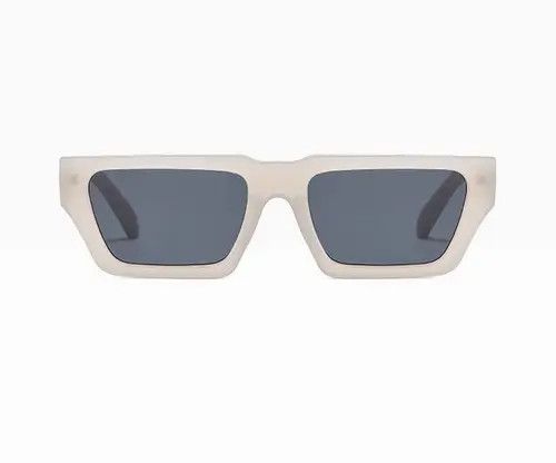 VIBE Rectangle Matt Gray SunGlasses Size ONE SIZE - 3 Thumbnail