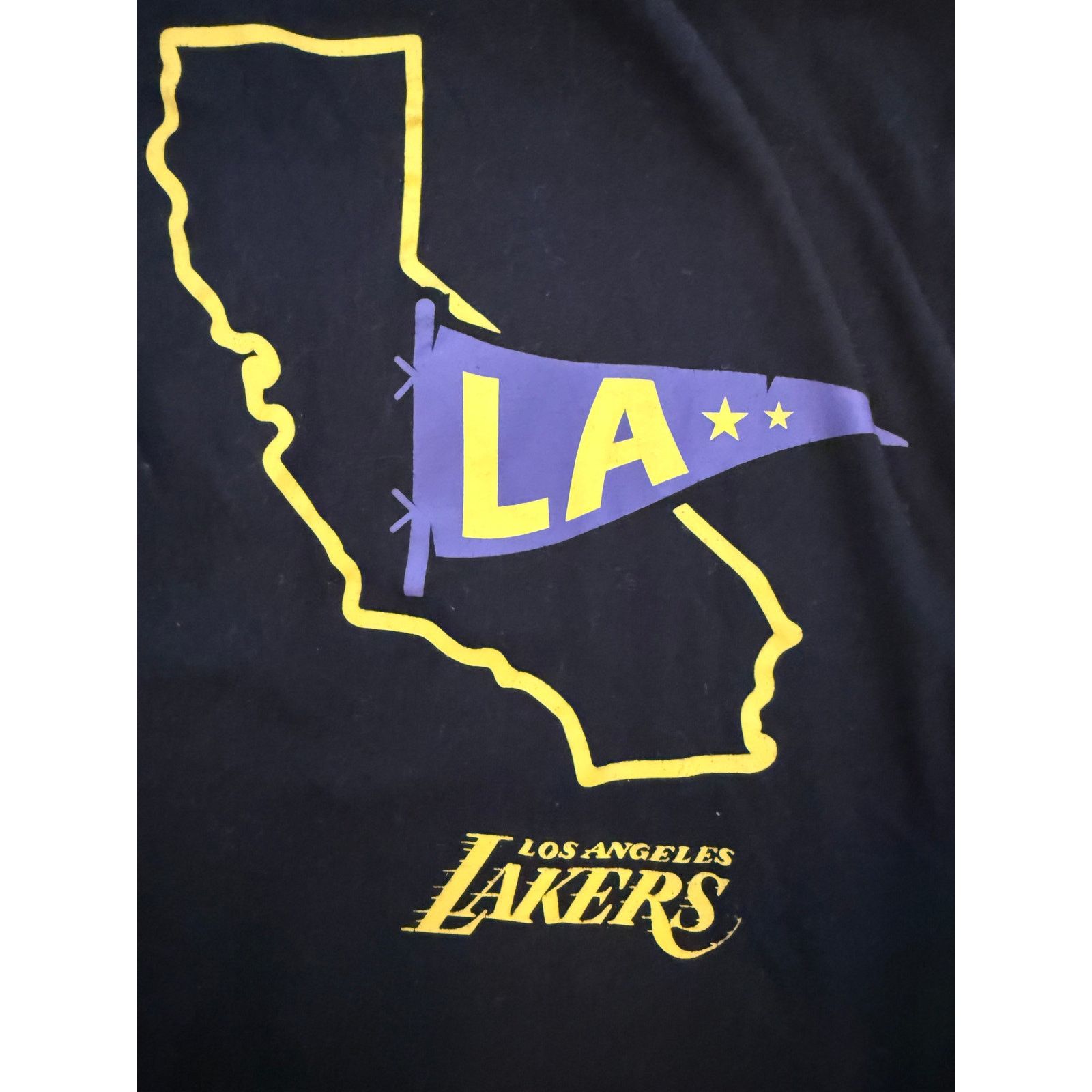 Los Angeles Apparel NBA Los Angeles Lakers black T-shirt Size US L / EU 52-54 / 3 - 9 Thumbnail