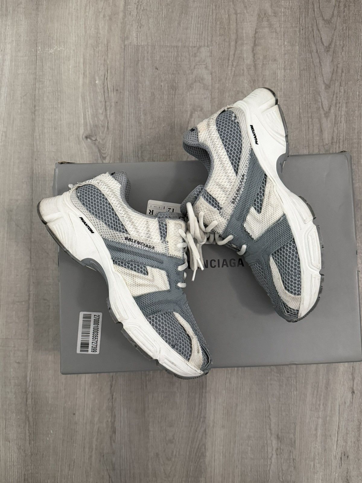 Balenciaga Baleniaga phantom sneaker grey/white Size US 8 / EU 41 - 2 Thumbnail