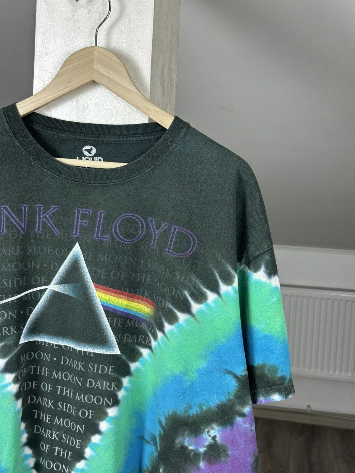 Liquid Blue Pink Floyd Dark Side Of The Moon T-Shirt Vintage 2004 Size US XL / EU 56 / 4 - 4 Thumbnail