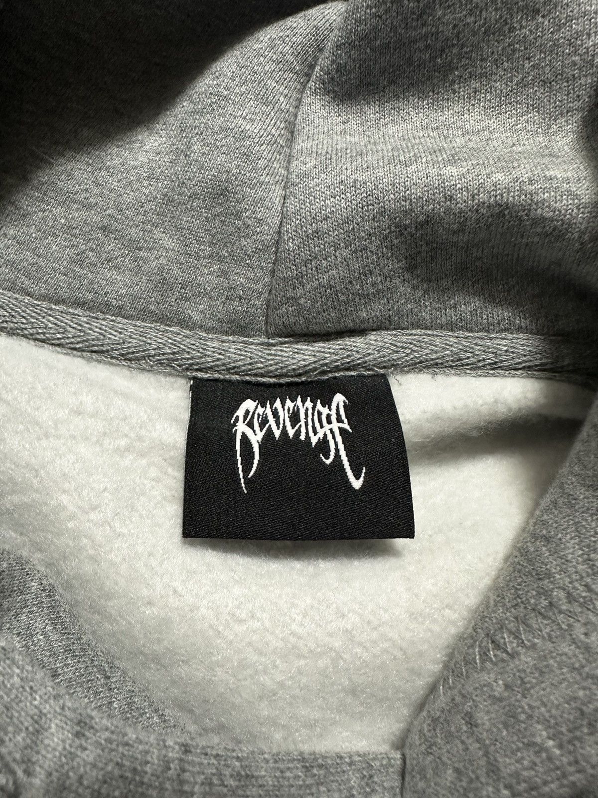 Revenge Grey Rhinestone Hoodie - L Size US L / EU 52-54 / 3 - 6 Thumbnail