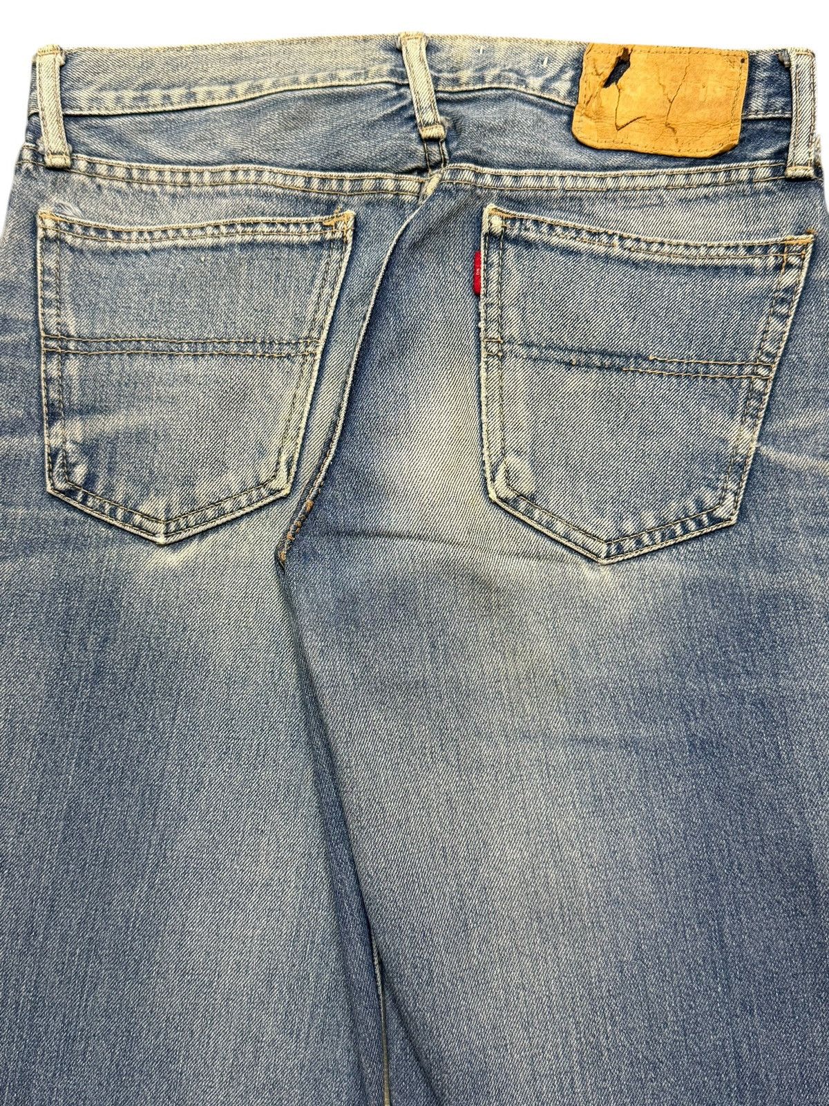 Big John Vintage 90s Big John Faded Wash Wide Leg Bell Bottom Flared Size US 29 - 6 Thumbnail