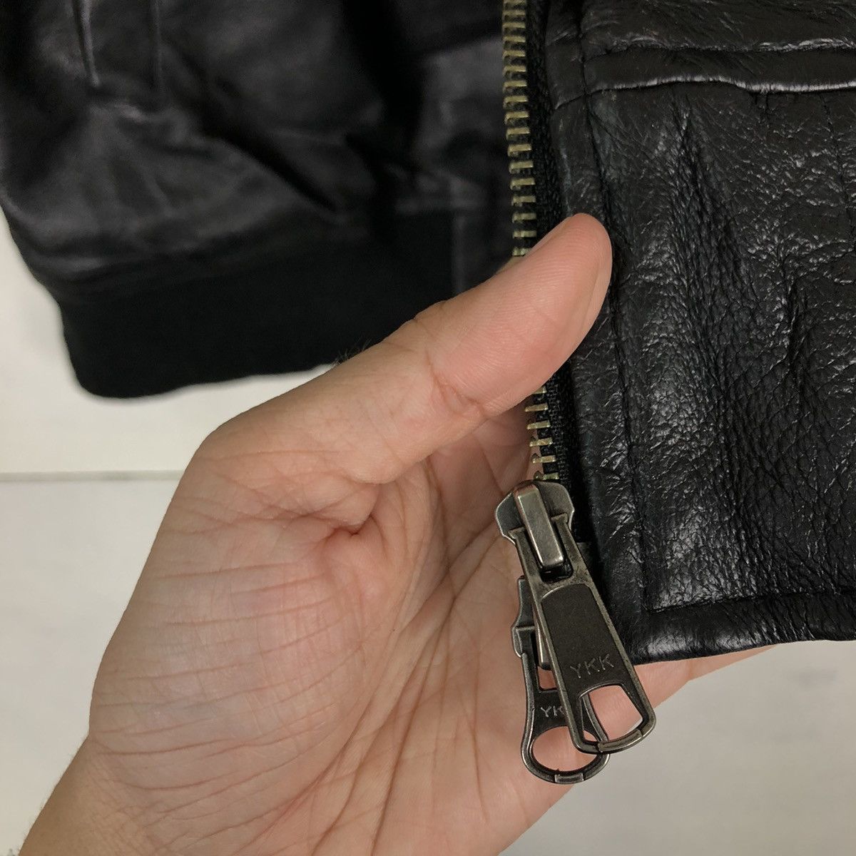 Japanese Brand 🔥VINTAGE SOFT LEATHER BOMBER JACKET GOD BREATH ISSEY MIYAKE Size US M / EU 48-50 / 2 - 12 Thumbnail