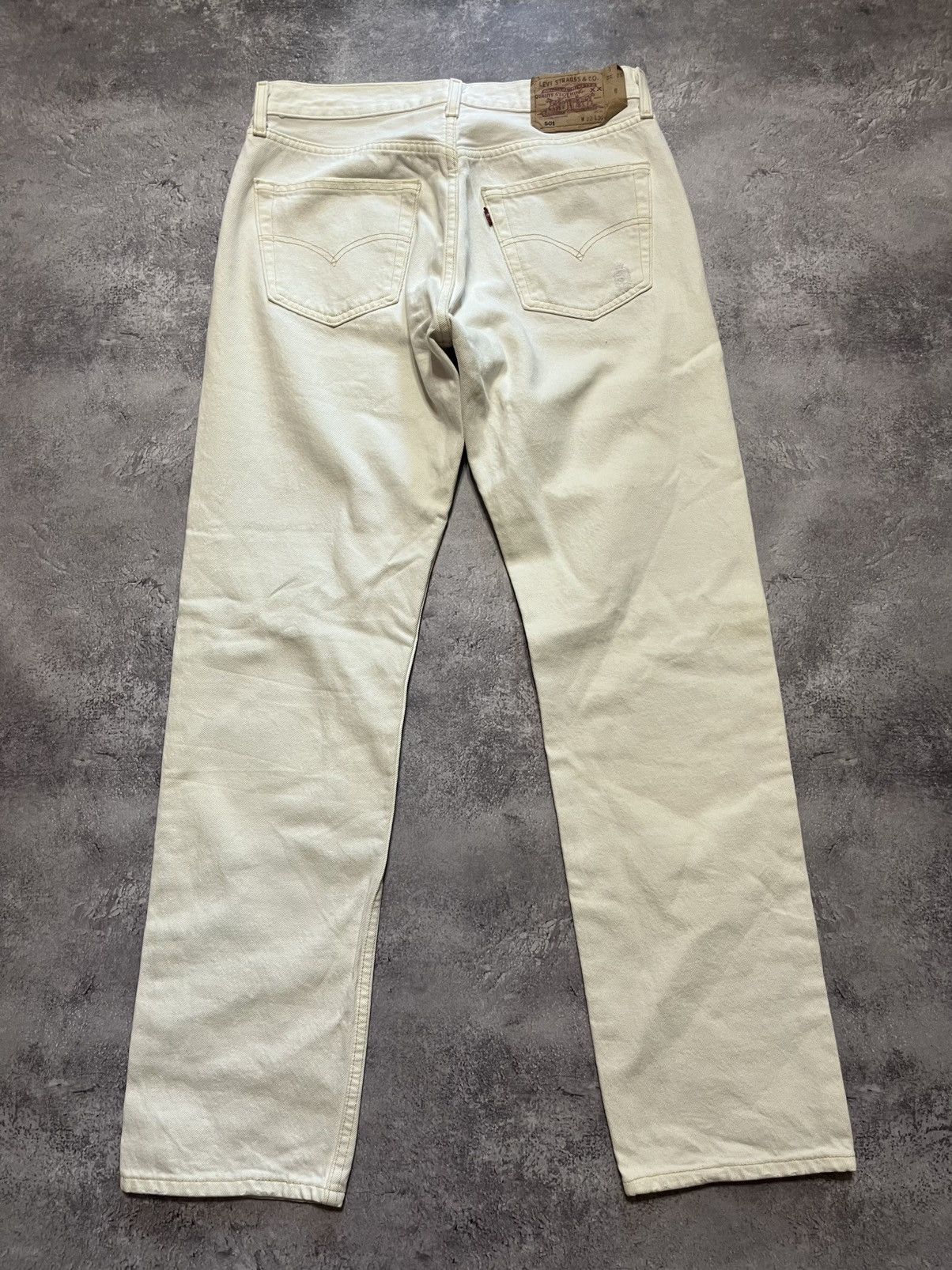 Levi's Vintage Reworked Levi’s 501 denim jeans Size US 32 / EU 48 - 2 Thumbnail