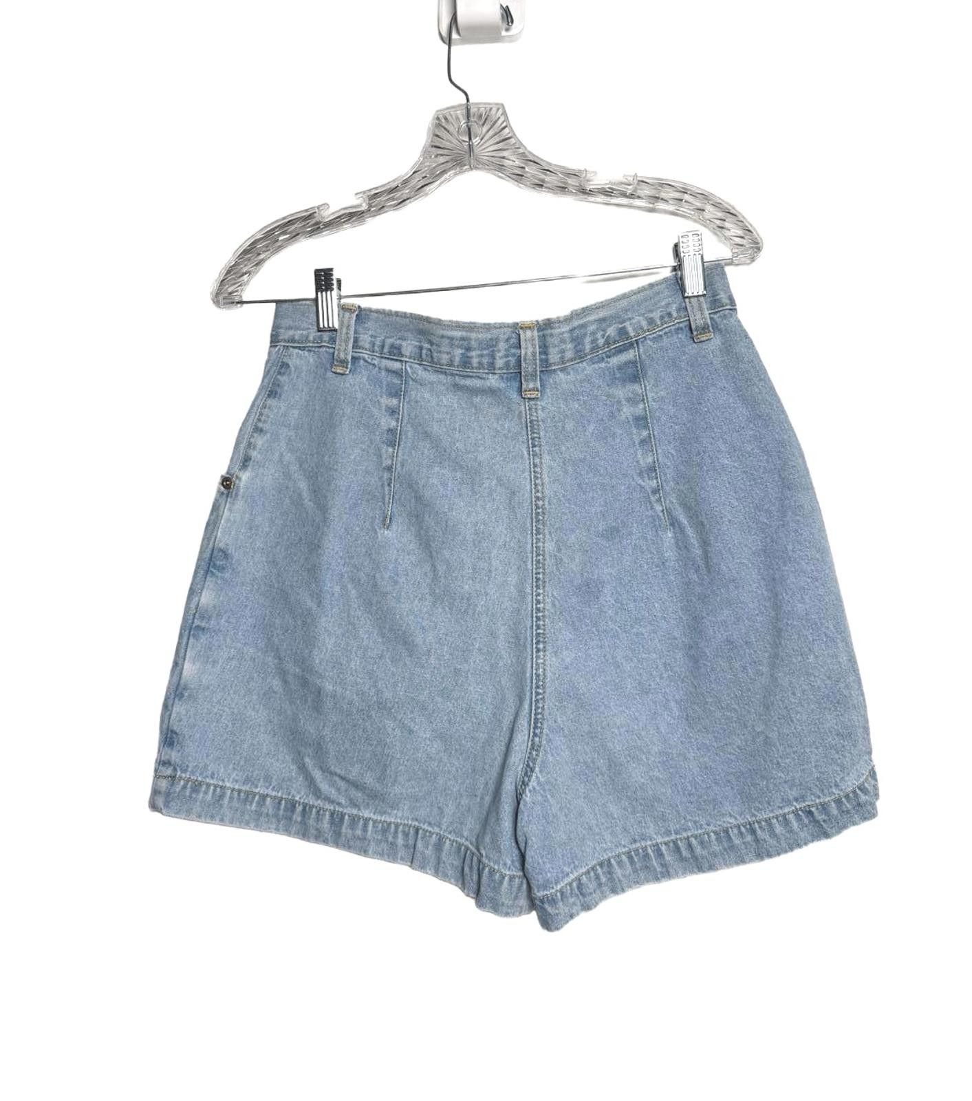 Designer Vintage 90s denim Blue Skirt Shorts Size 32" / US 10 / IT 46 - 2 Thumbnail