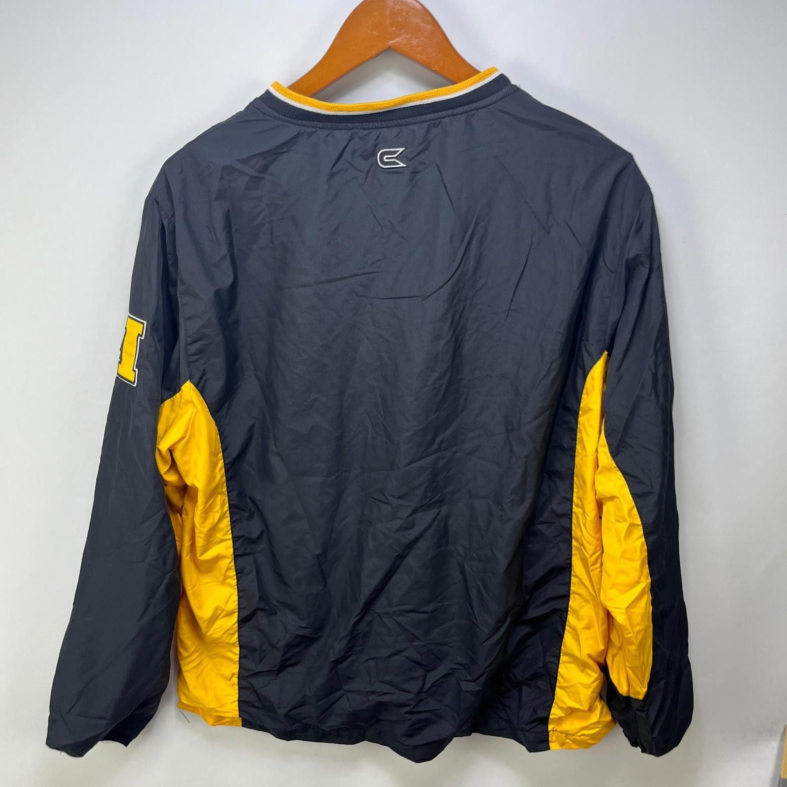 Other Vintage Iowa Hawkeyes Pullover Windbreaker Jacket Medium Size ONE SIZE - 8 Thumbnail
