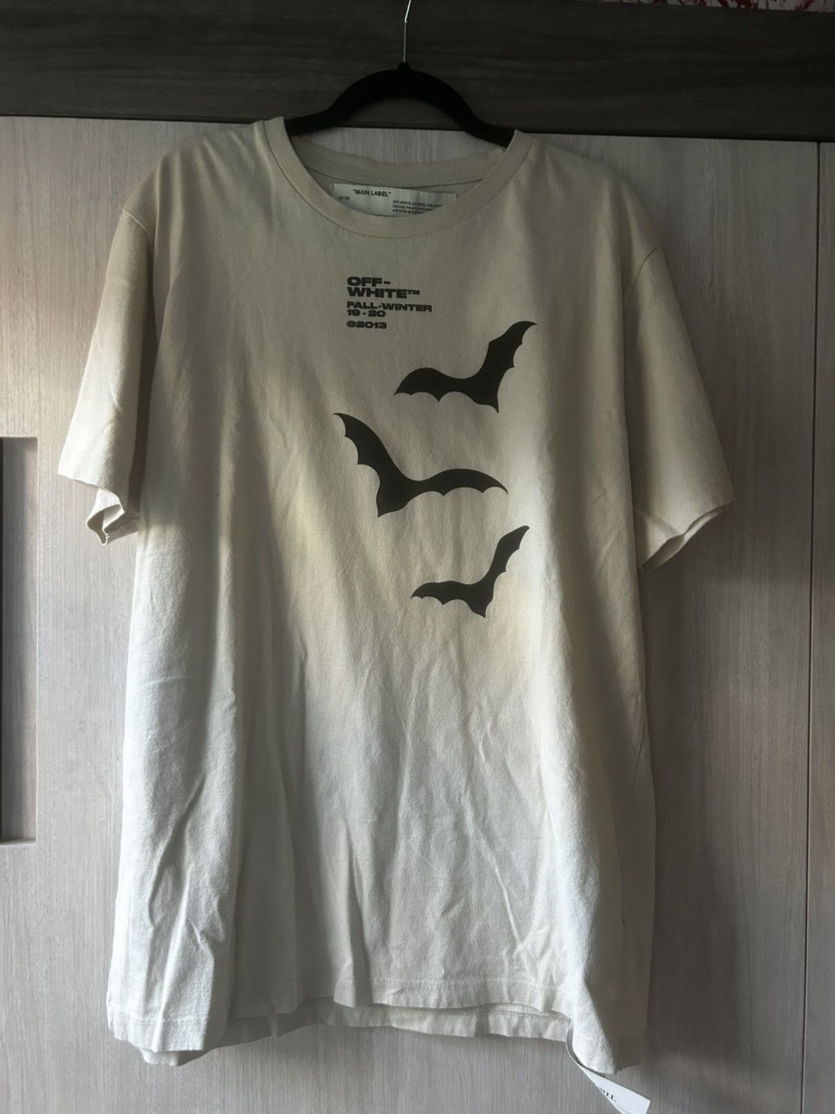Off-White Off-White “BATS” Tee ‘19 Size US XL / EU 56 / 4 - 1 Thumbnail