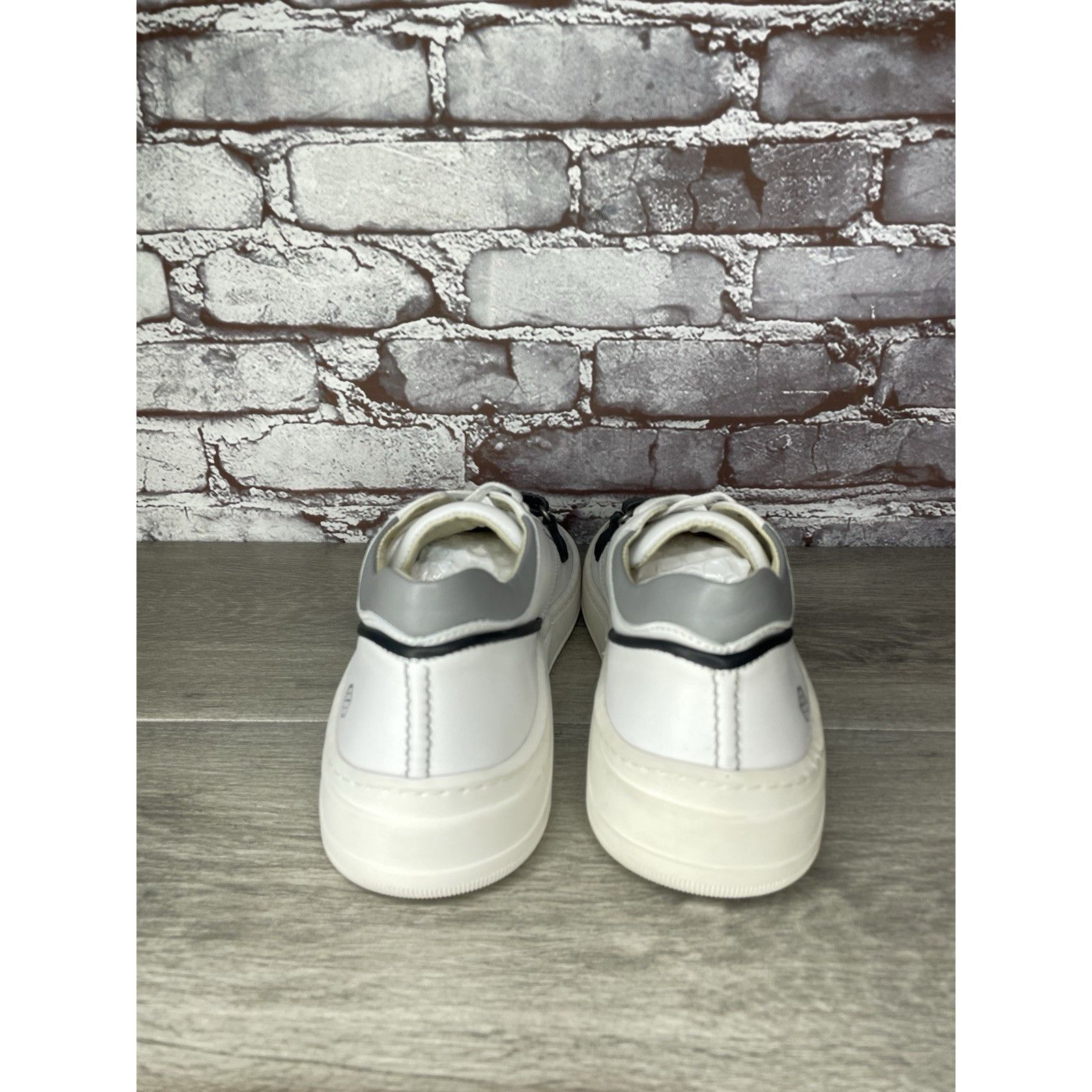 ALBA Gamma 4 True Alma Mater White Leather Strap Lace Up Shoes Me Size US 7 / EU 40 - 16 Thumbnail