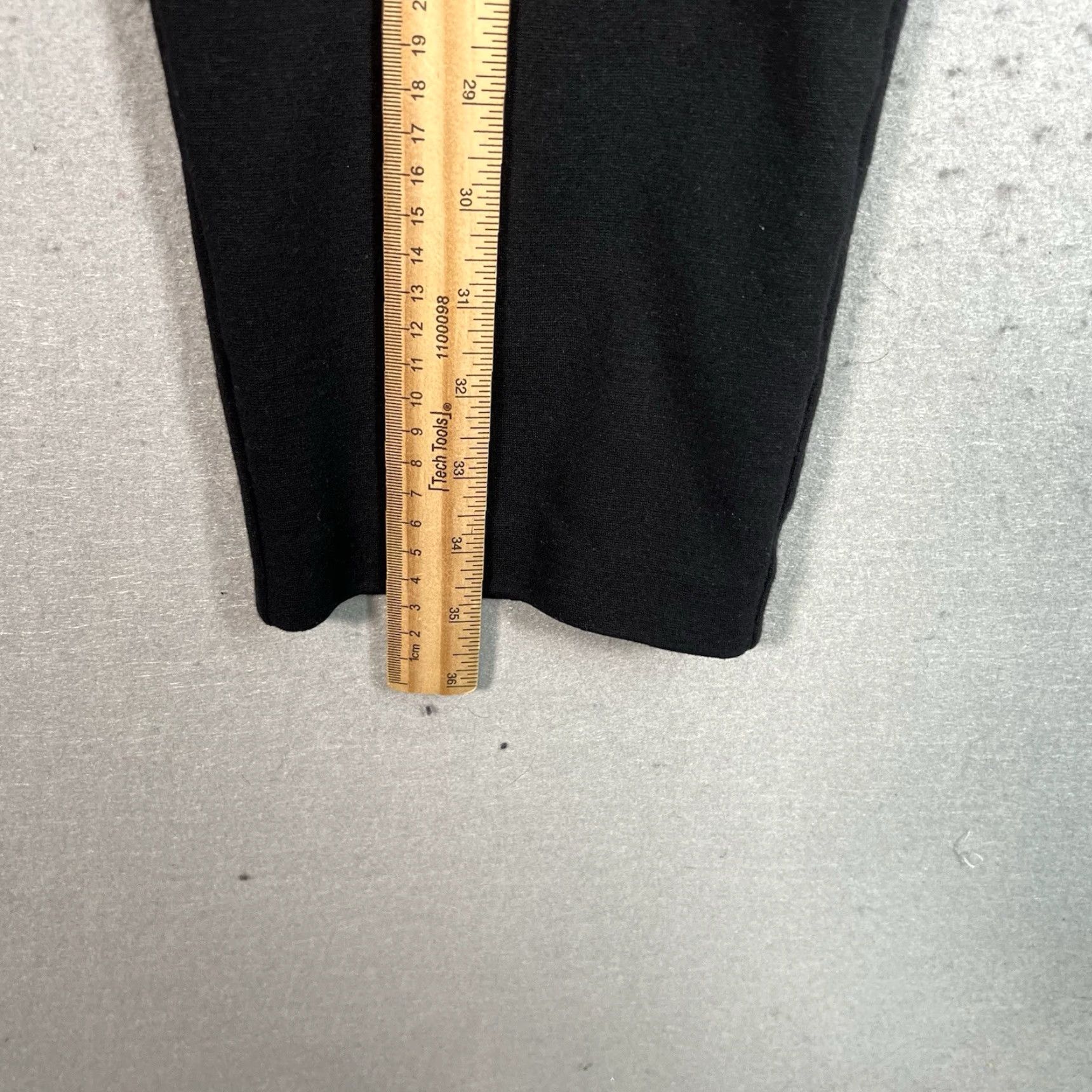 Eileen Fisher Eileen Fisher Pants Knit Black Womens 14 Dress Pants Straight Flat Front Stretch Viscose Nylon Spandex Vintage No Size 36" / US 14 / IT 50 - 3 Thumbnail