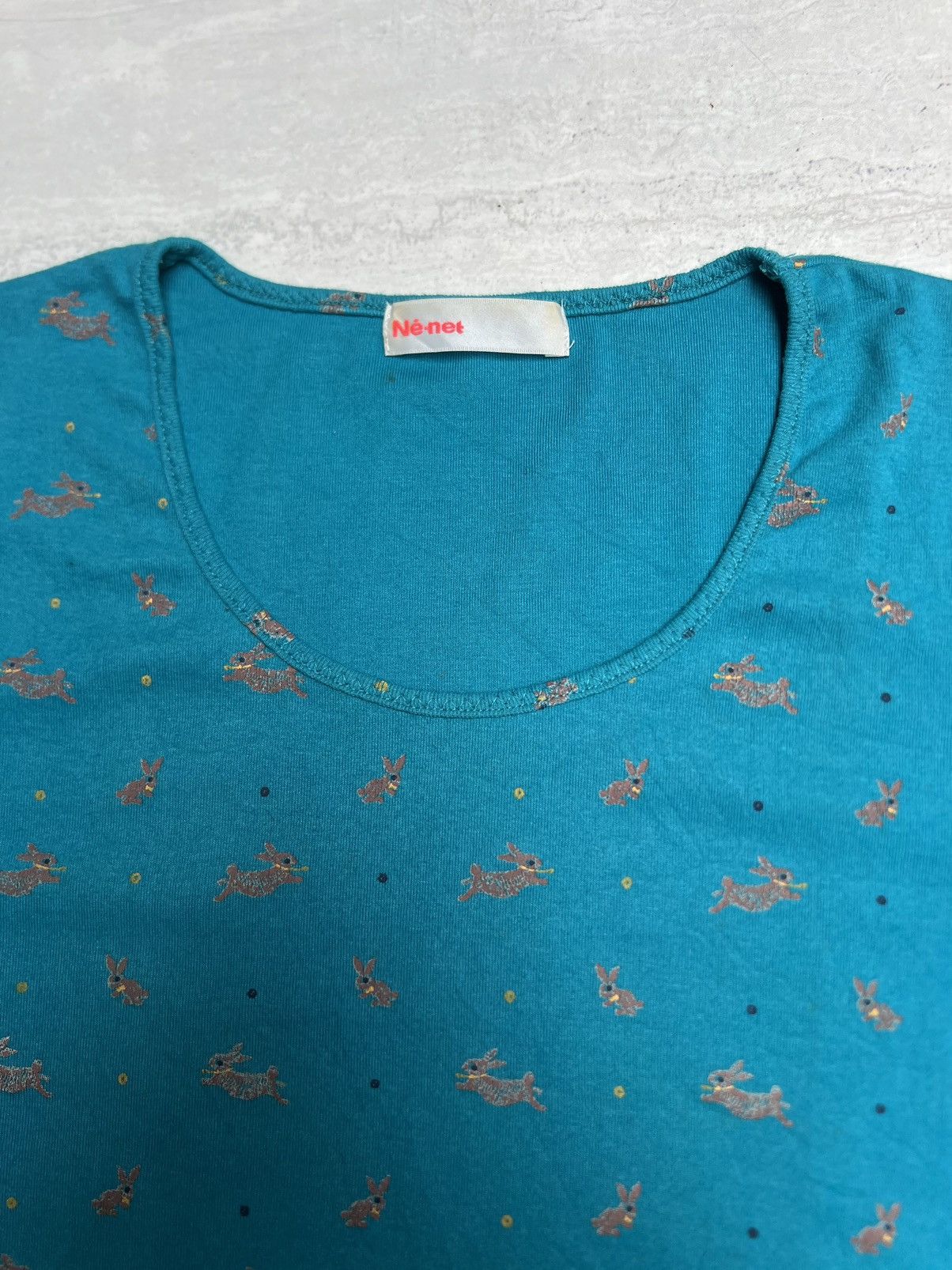 Ne-Net NE-NET Issey Miyake Rabbit Motive T-shirt Size US XS / EU 42 / 0 - 9 Thumbnail