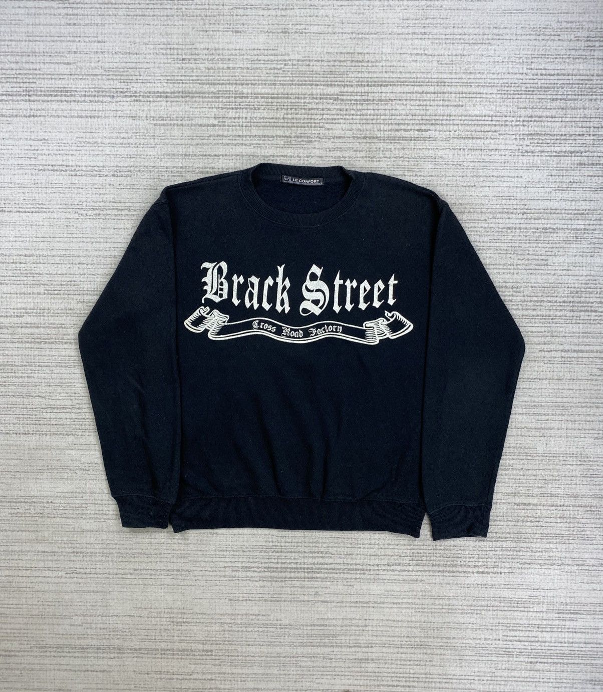 Vintage Chrome Hearts Style Brack Street Cross Logo Sweatshirt Size US M / EU 48-50 / 2 - 2 Thumbnail