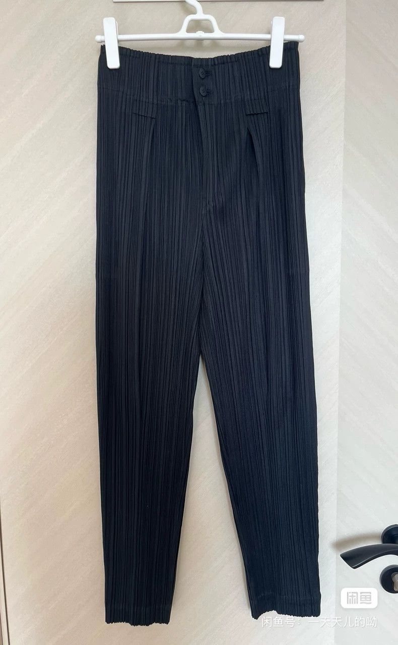 Issey Miyake issey miyake size:3 High-waisted trousers Size US 26 / EU 42 - 1 Thumbnail