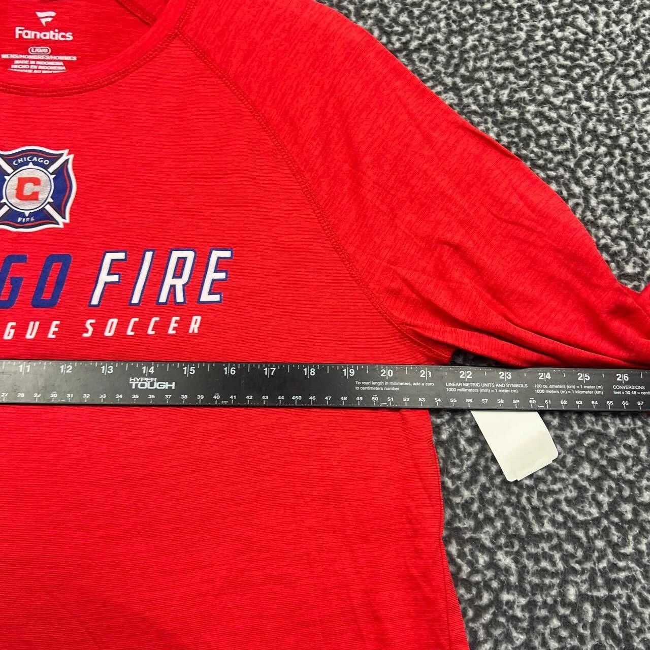 Other Chicago Fire Shirt Men Large Long Sleeve Crew Neck Cotton L Size US L / EU 52-54 / 3 - 5 Thumbnail