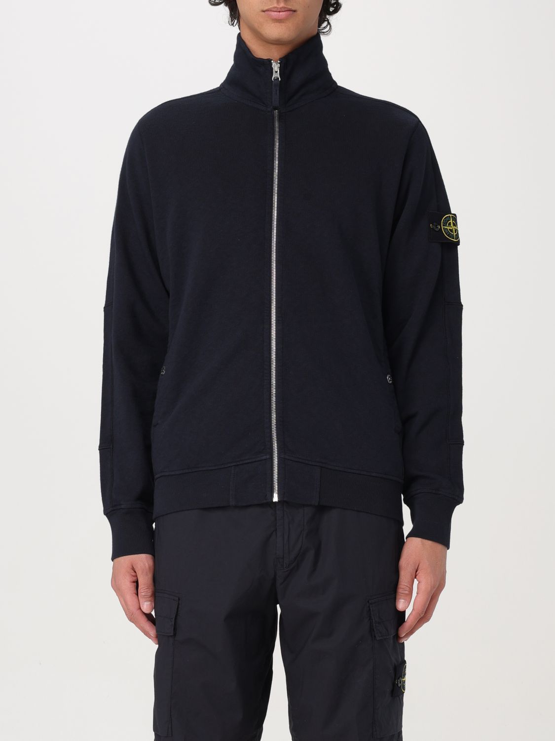 image of Stone Island Sweatshirt Men Blue (Size Medium)