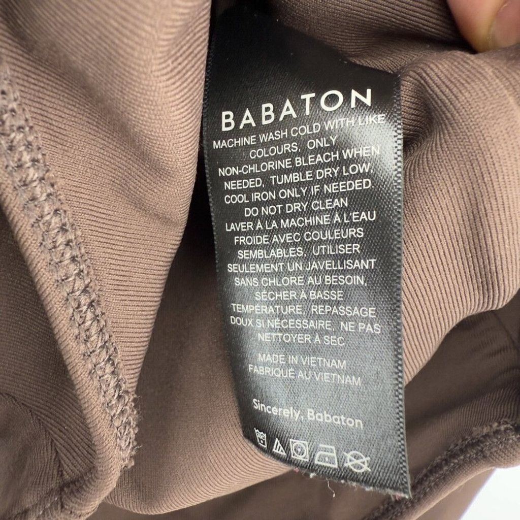 Other BABATON ARITZIA Body Brown Squareneck Long Sleeve Bodysuit S Size XXS / US 00 / IT 34 - 9 Thumbnail
