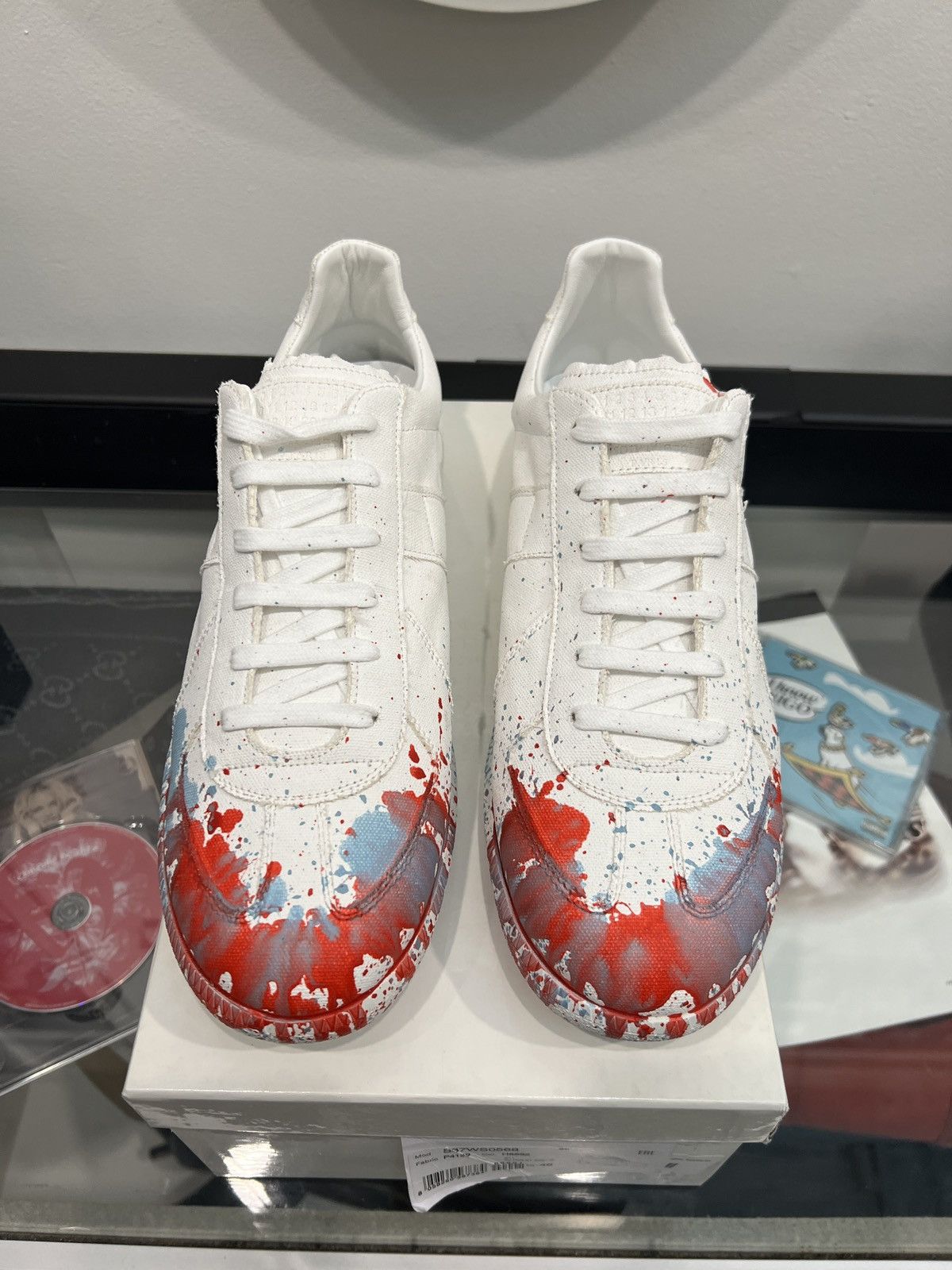 maison margiela paint drop