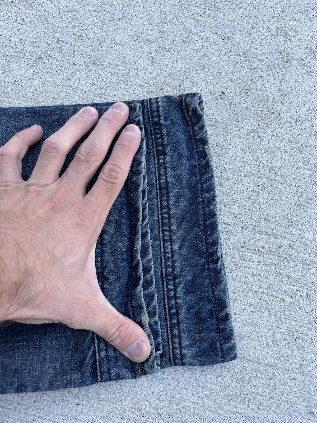 JNCO × Japanese Brand × Vintage Vintage 00’s SYN Hip-Hop Baggy Jeans Size US 40 / EU 56 - 16 Thumbnail