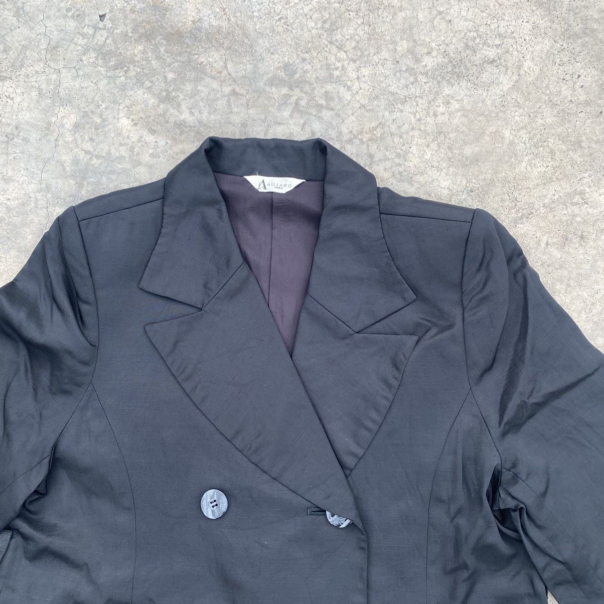 Christian Audigier Vintage Christian Aujard Paris Double-Breasted Blazer Size S / US 4 / IT 40 - 3 Thumbnail
