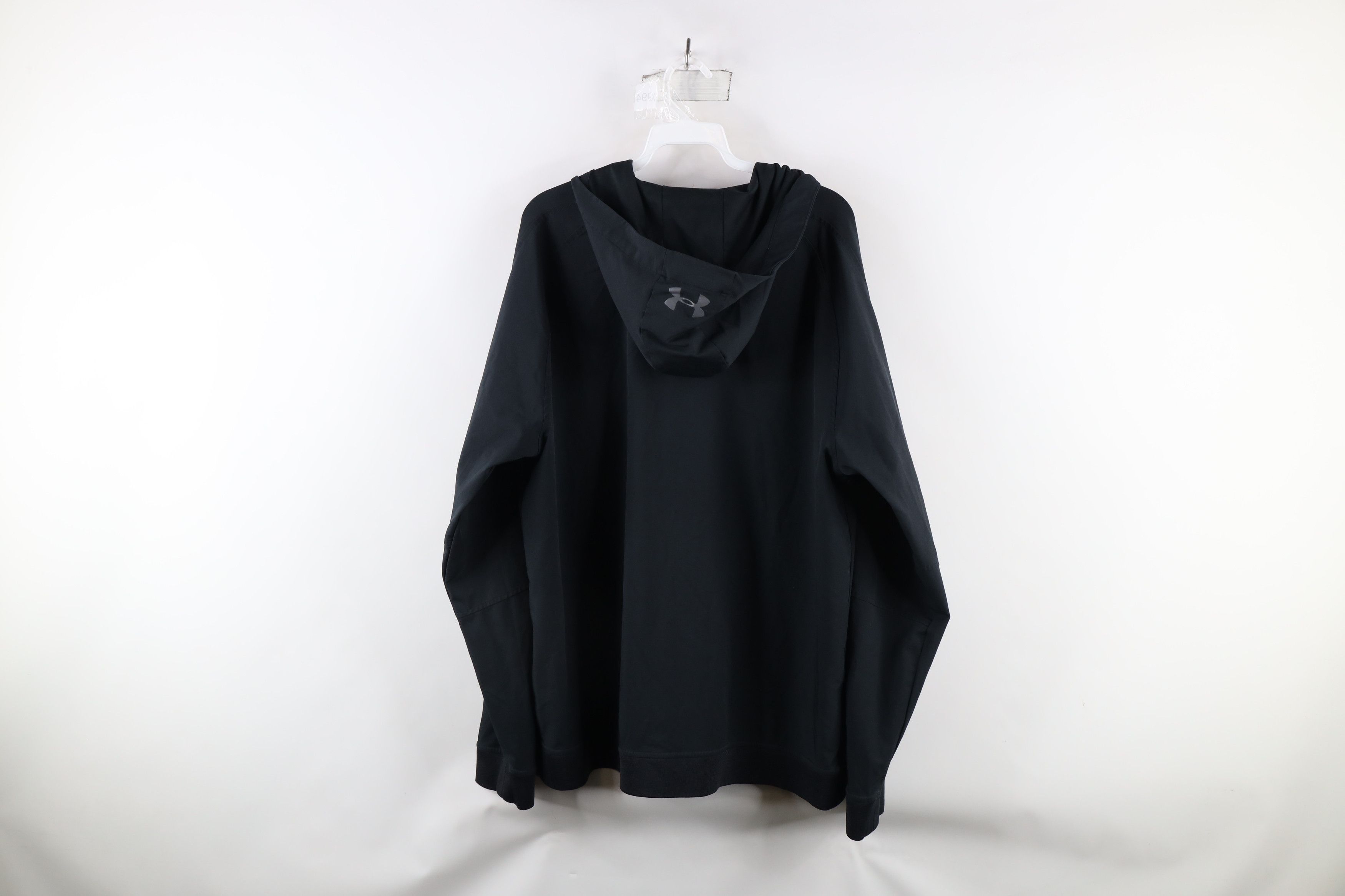 Under Armour × Vintage Under Armour Loose Fit ColdGear Full Zip Hooded Jacket Black Size US L / EU 52-54 / 3 - 11 Thumbnail