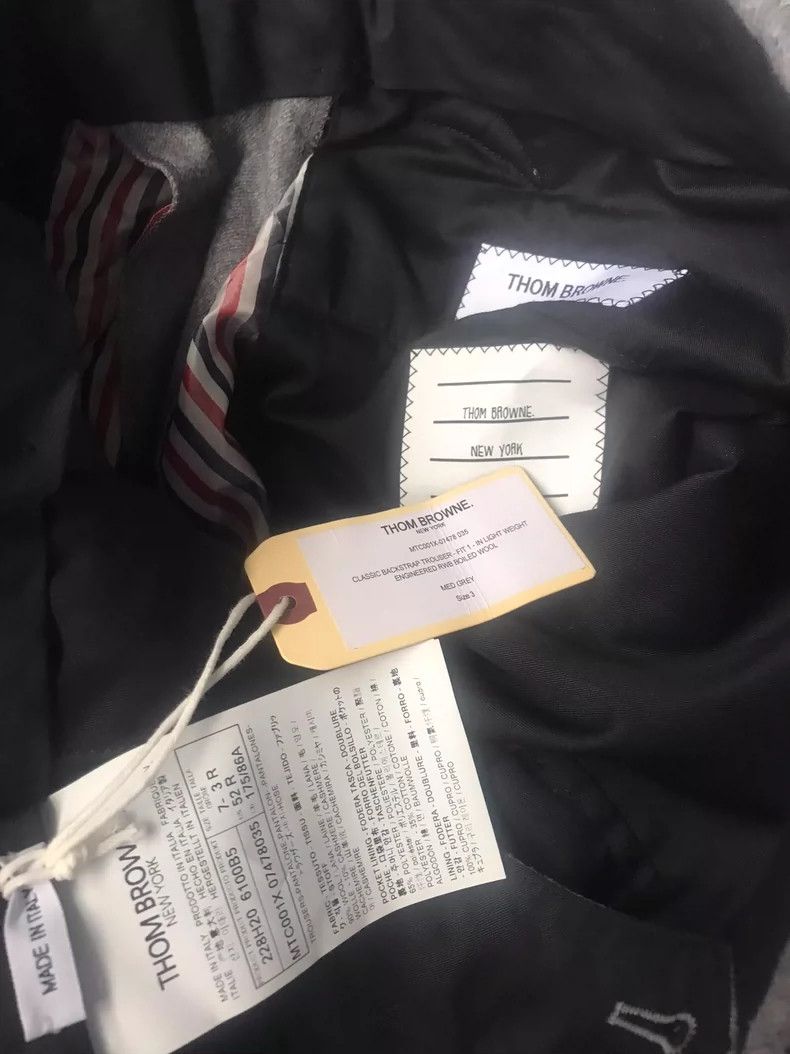 Thom Browne Thom Browne size3 Wool and cashmere casual pants Size US 27 - 5 Thumbnail