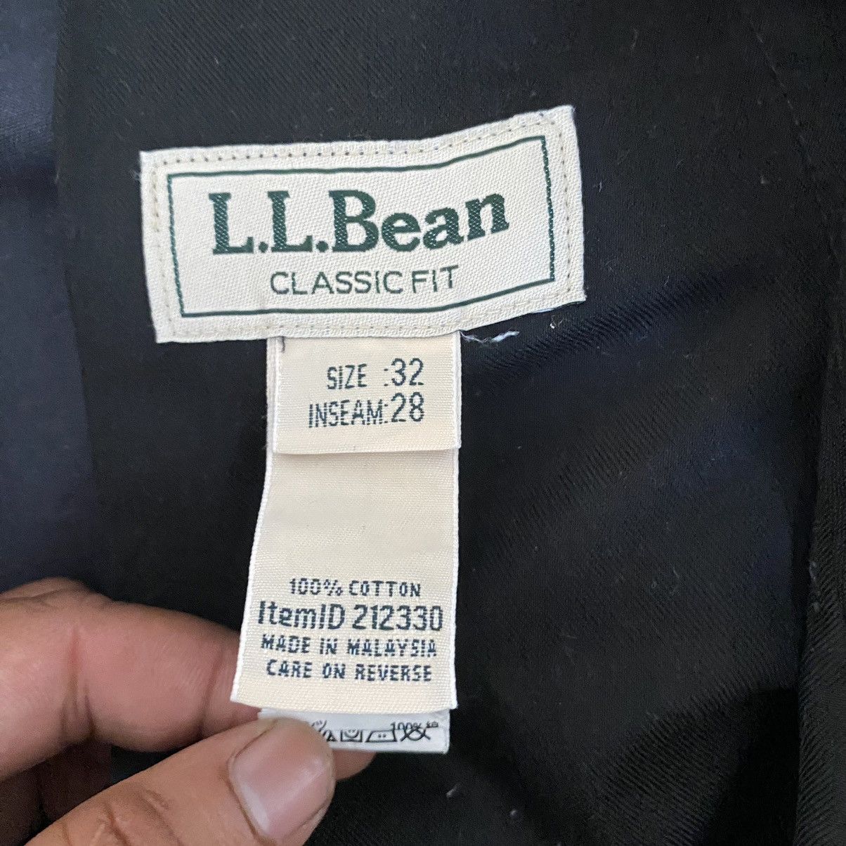 L.L. Bean Vintage LL Bean Classic Fit Chino Pants Size US 34 / EU 50 - 8 Thumbnail